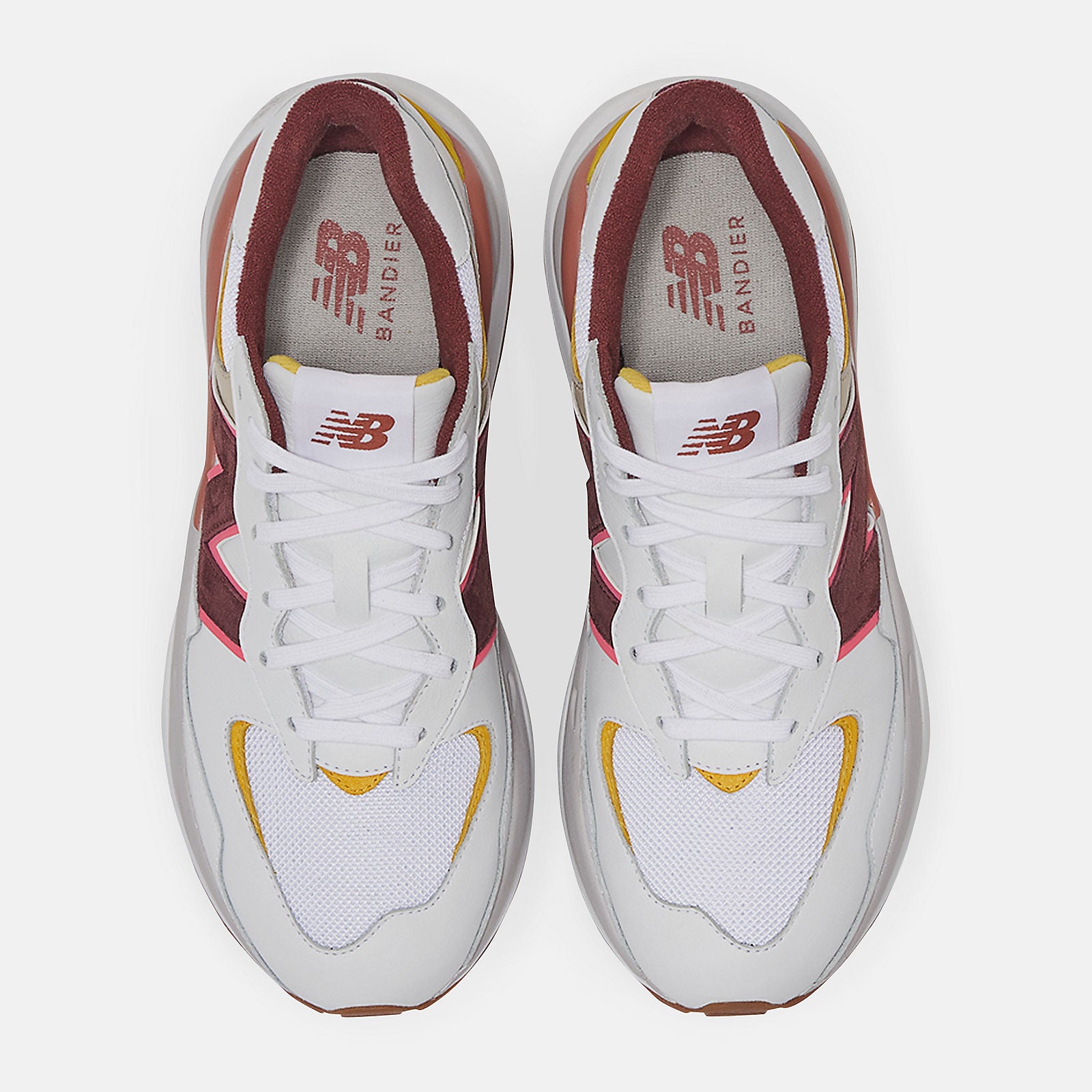 White/Angora 57/40 New Balance Shoes