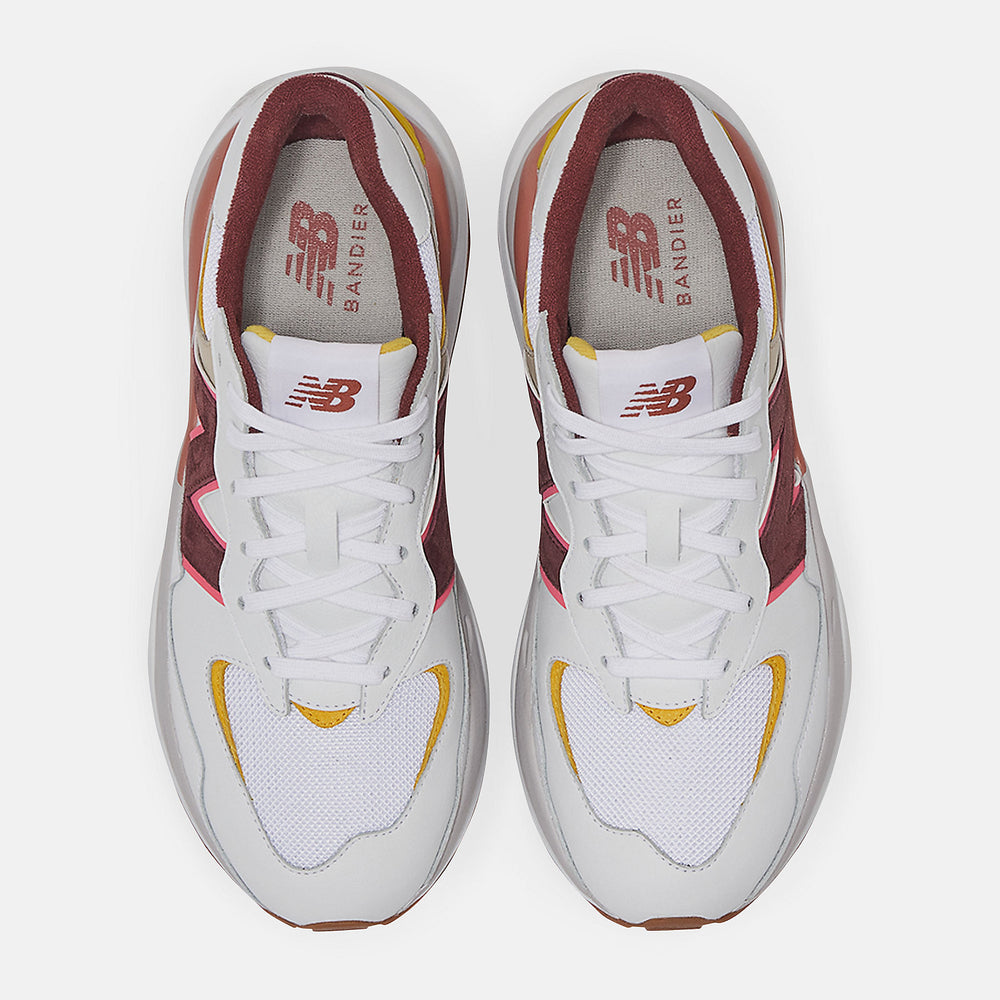 White/Angora 57/40 New Balance Shoes