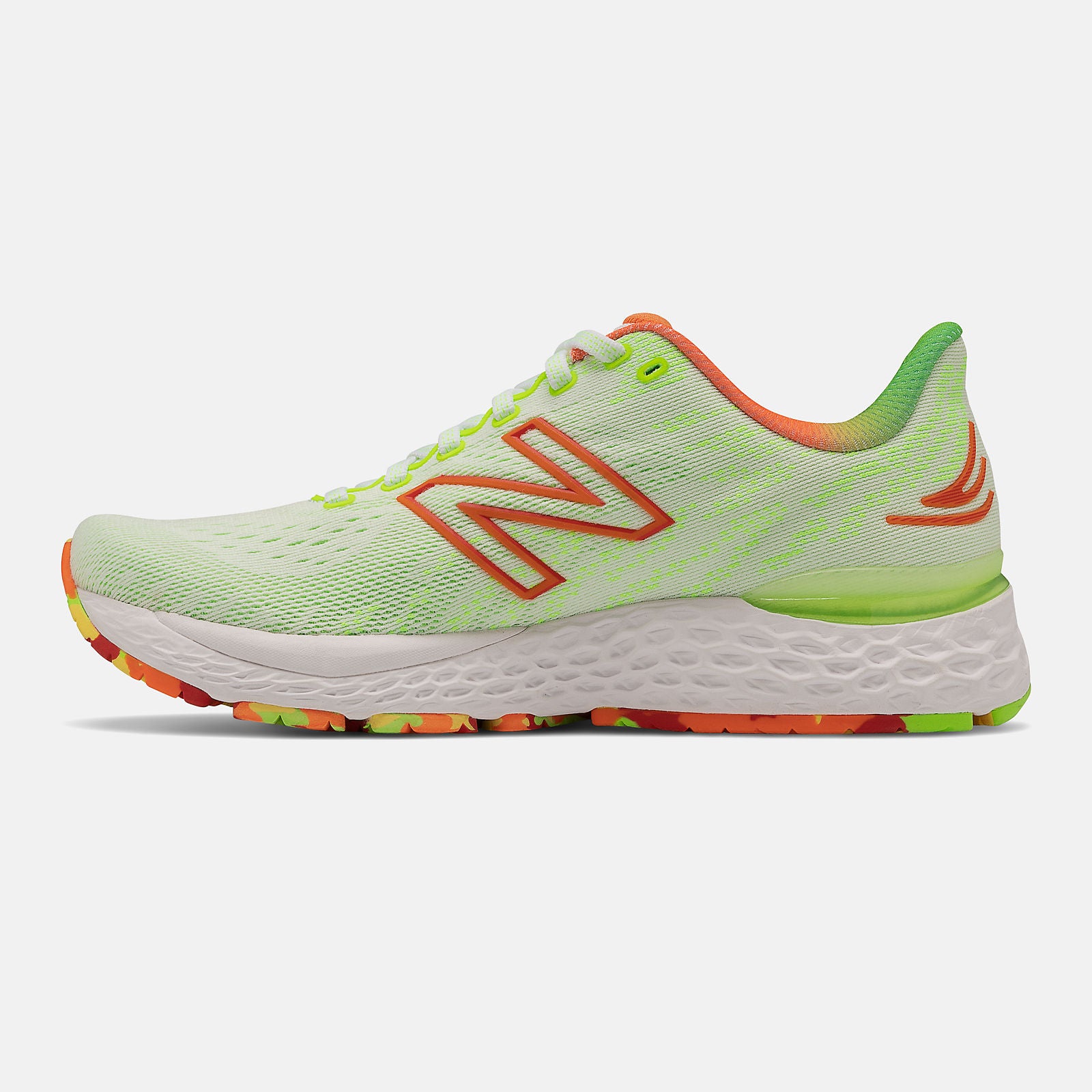 White/Energy Lime Fresh Foam 880v11 New Balance Shoes