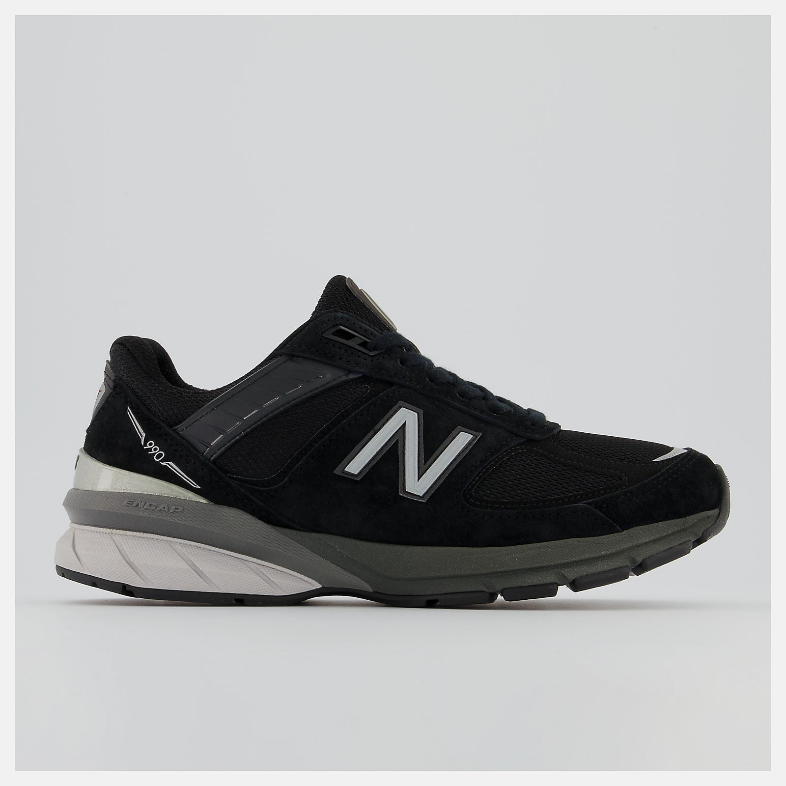 Black/Silver Made in US 990v5 New Balance Shoes