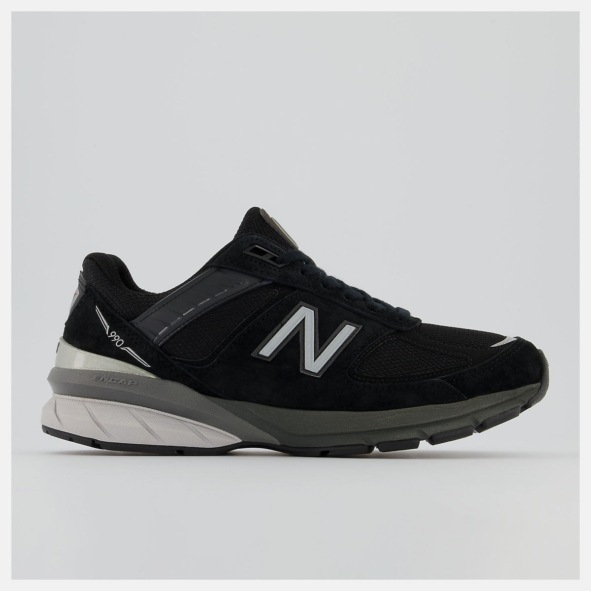 Black/Silver Made in US 990v5 New Balance Shoes