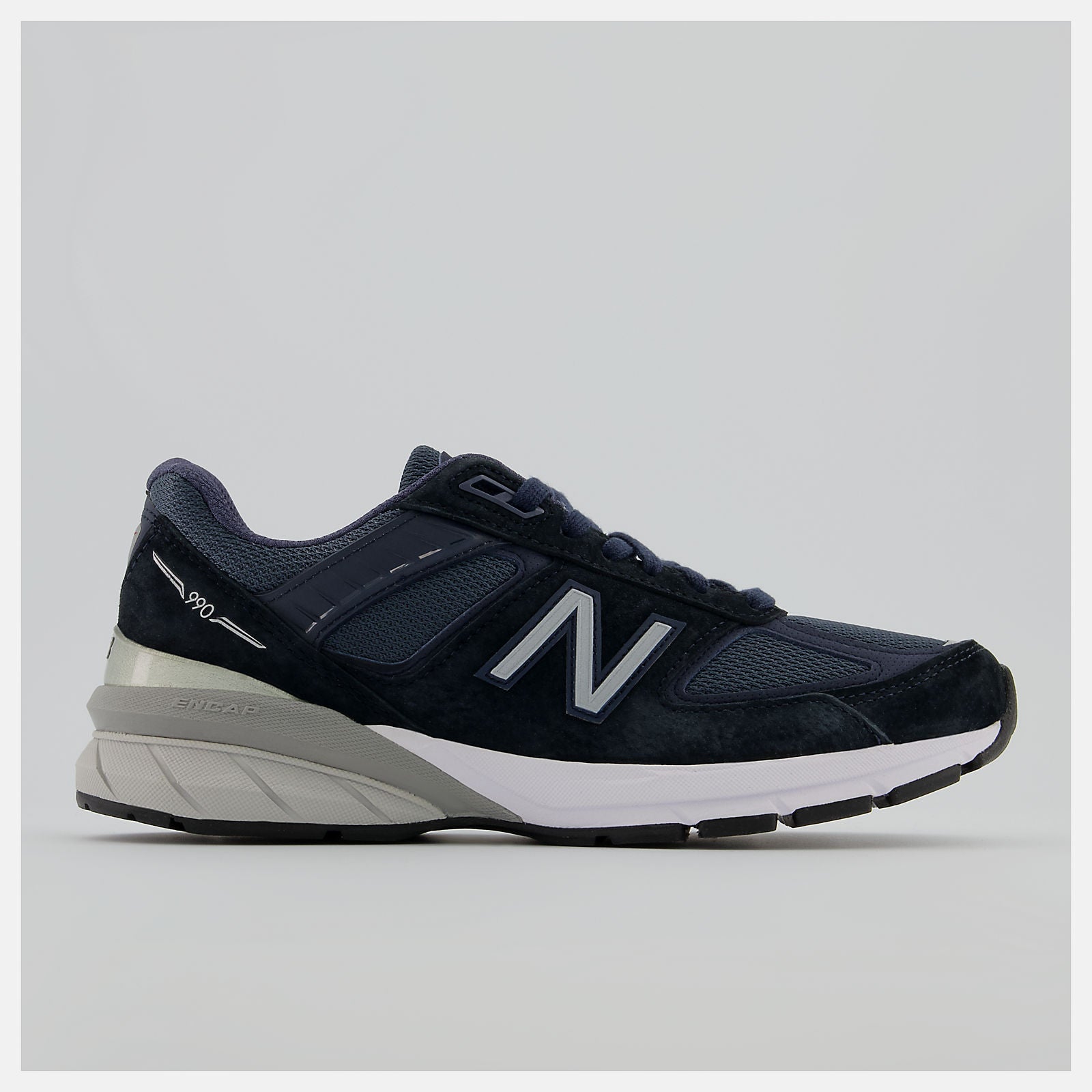 Navy/Silver Made in US 990v5 New Balance Shoes