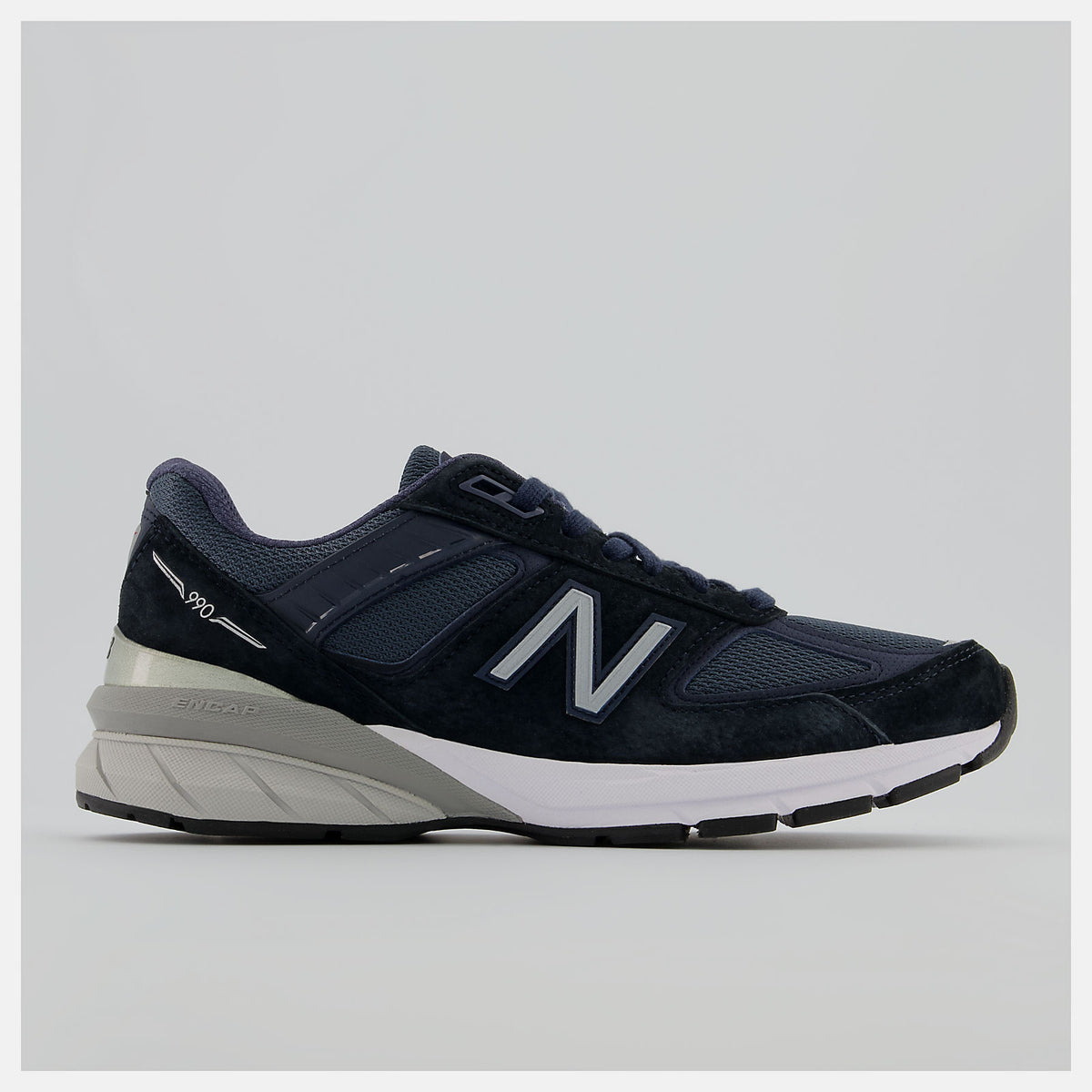 Navy/Silver Made in US 990v5 New Balance Shoes