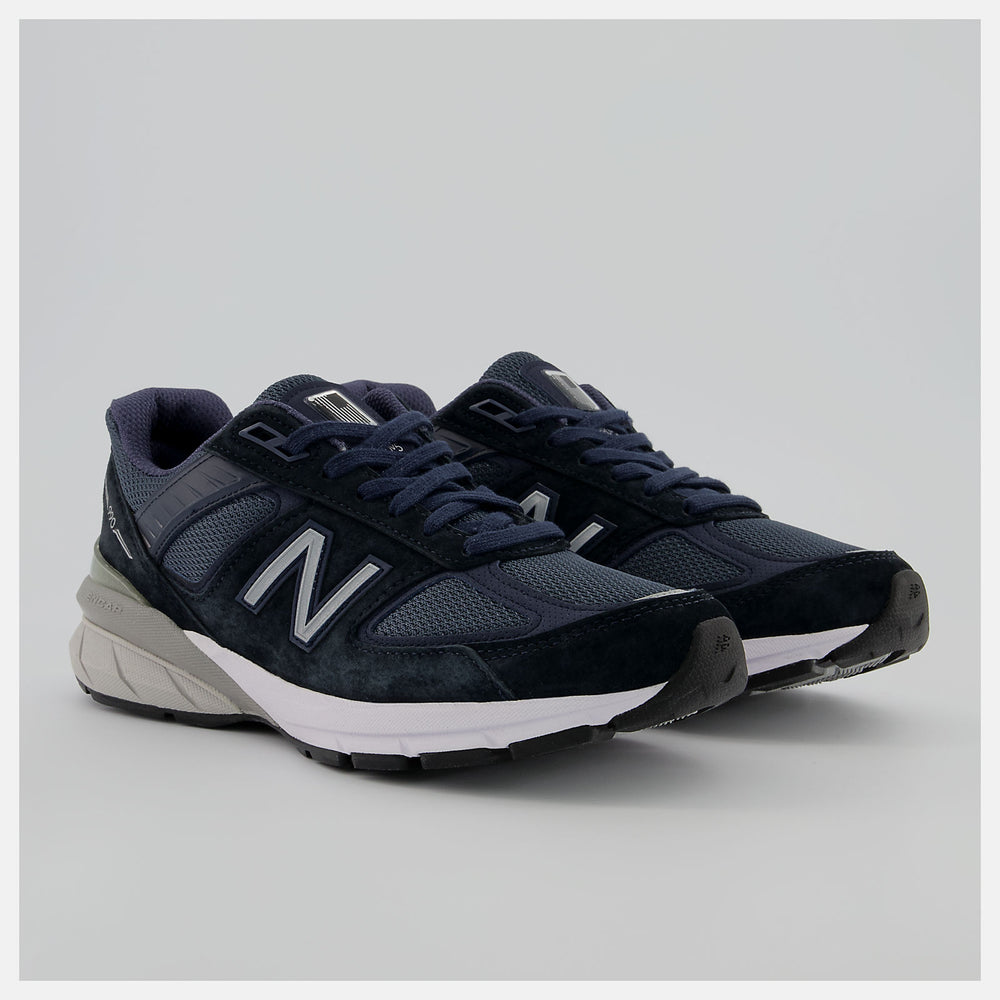Navy/Silver Made in US 990v5 New Balance Shoes