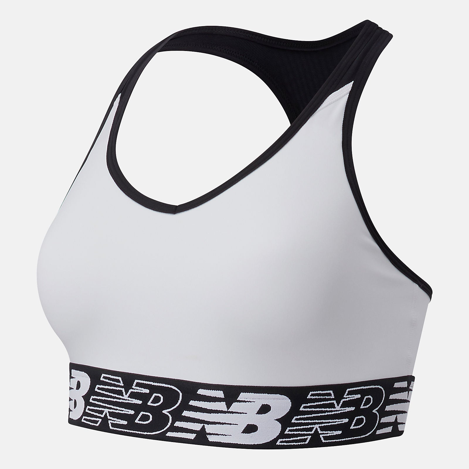 White NB Pace Bra 3.0 New Balance Clothing