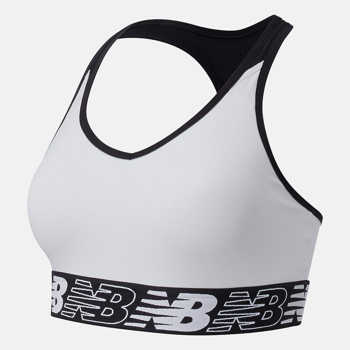 White NB Pace Bra 3.0 New Balance Clothing