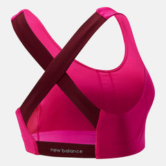 Pink Glo NB Fuel Bra New Balance Clothing