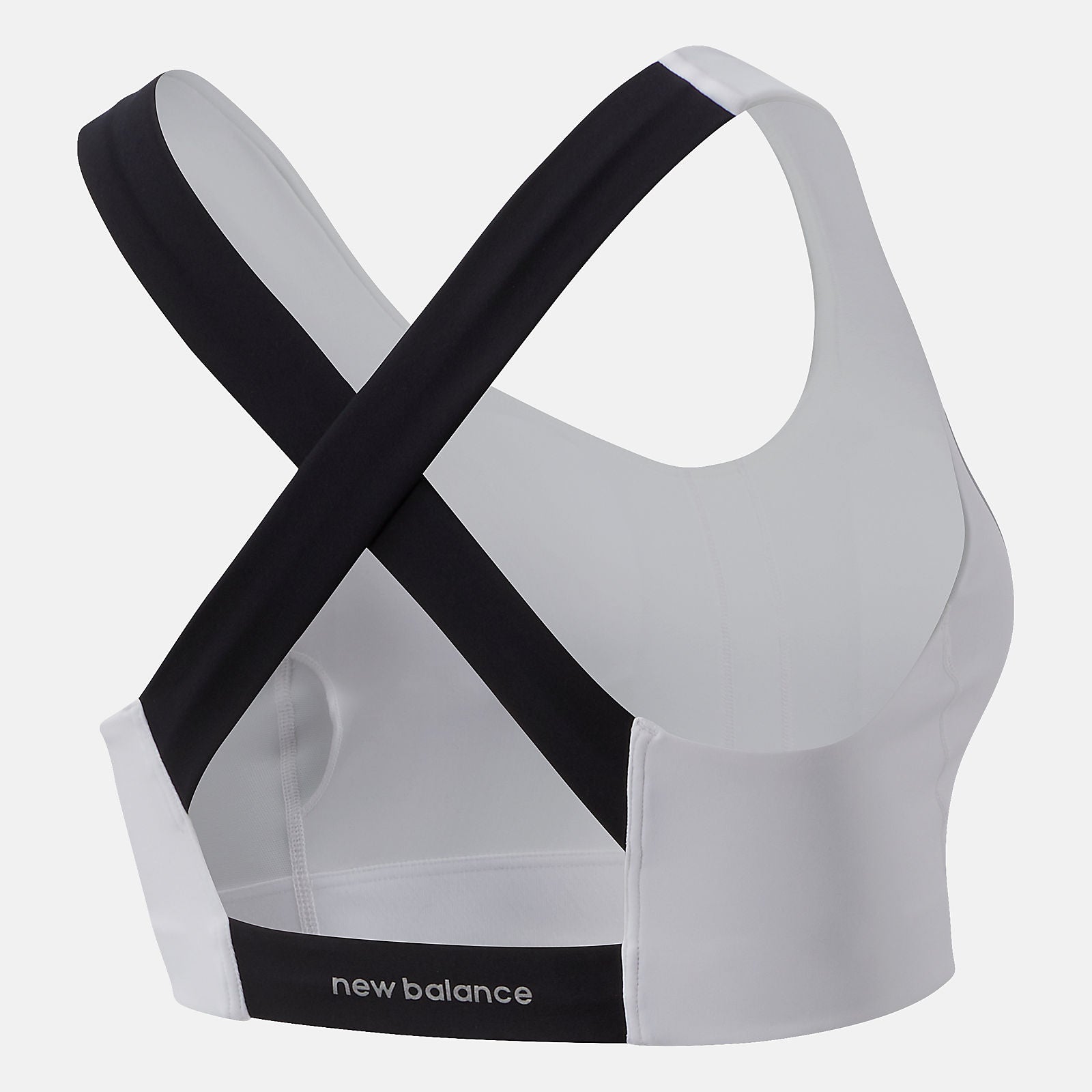 White NB Fuel Bra New Balance Clothing
