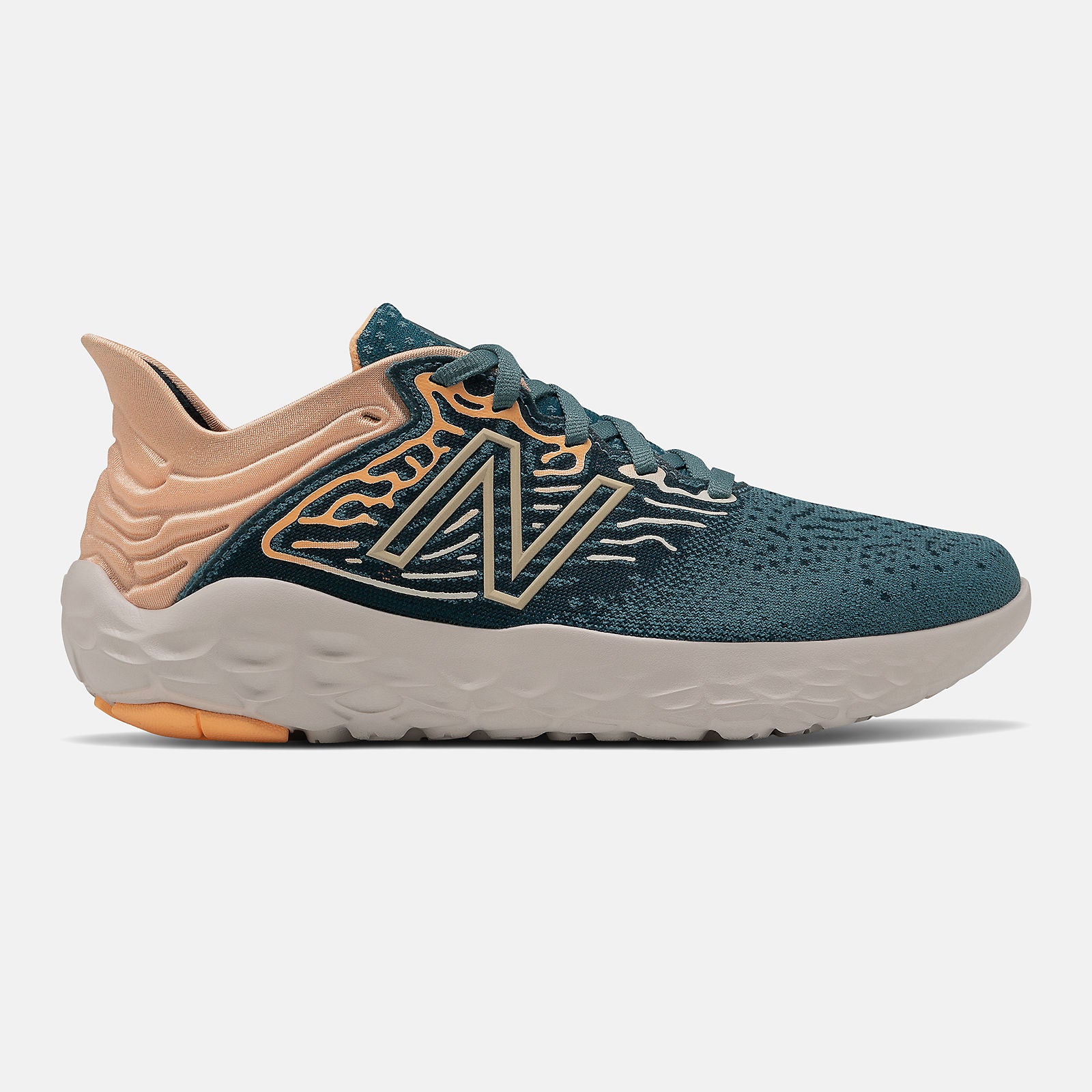 Teal/Light Mango Fresh Foam Beacon v3 New Balance Shoes