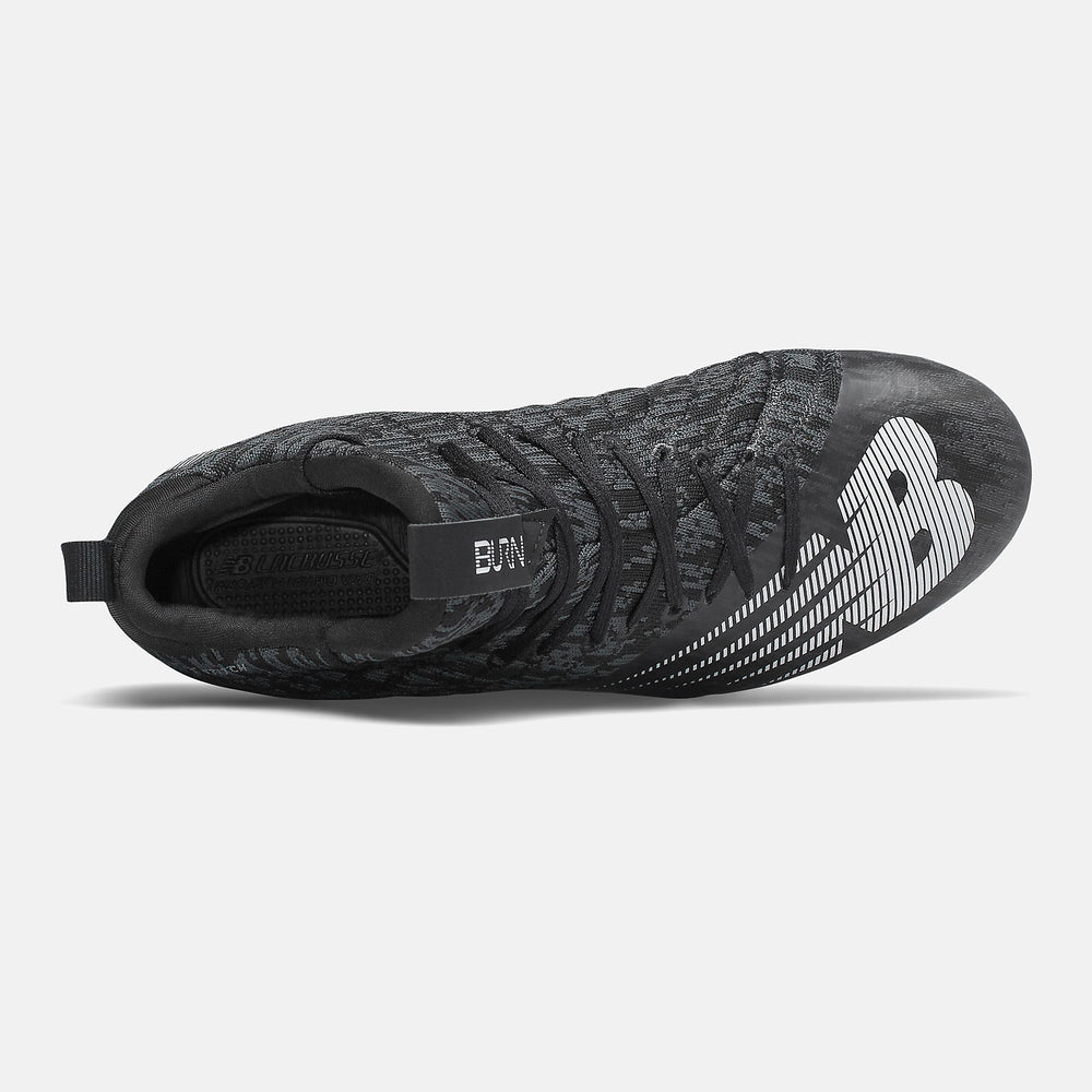 Black/White and Grey BurnX2 Mid New Balance Shoes