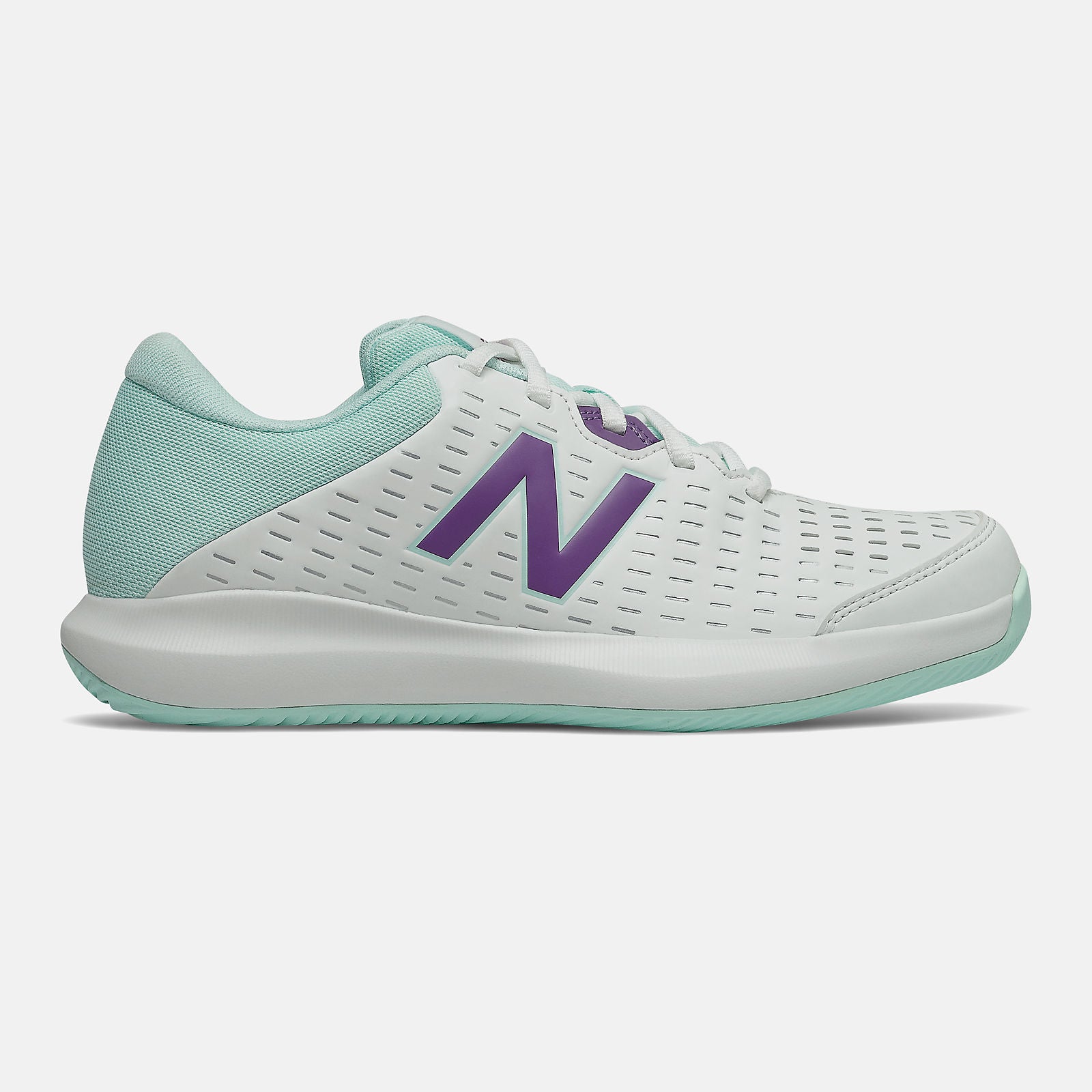 White/White Mint 696v4 New Balance Shoes