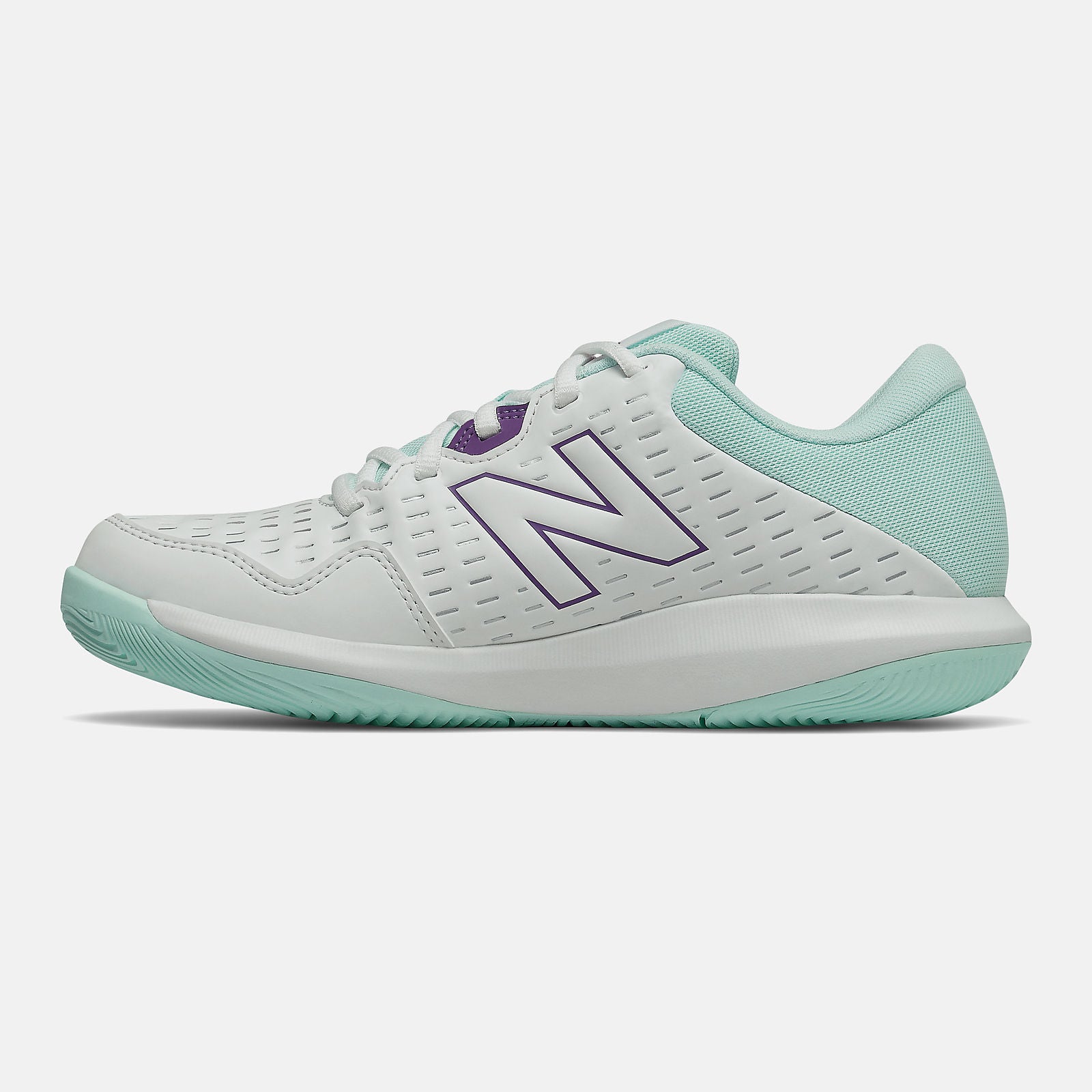 White/White Mint 696v4 New Balance Shoes