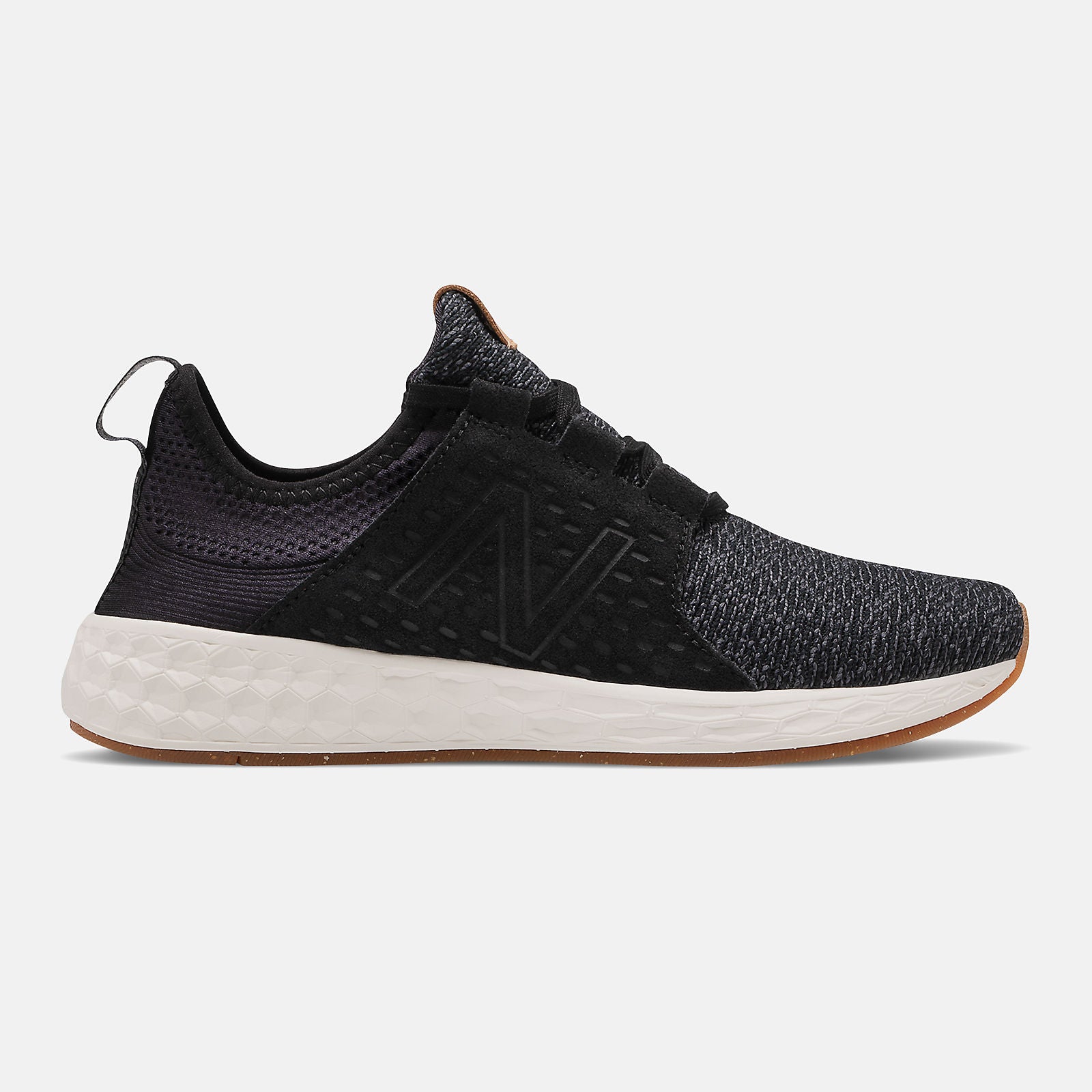 Black/Magnet and Sea Salt Fresh Foam Cruzv1 Reissue New Balance Shoes