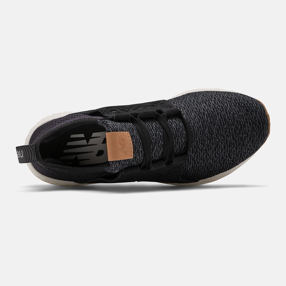Black/Magnet and Sea Salt Fresh Foam Cruzv1 Reissue New Balance Shoes