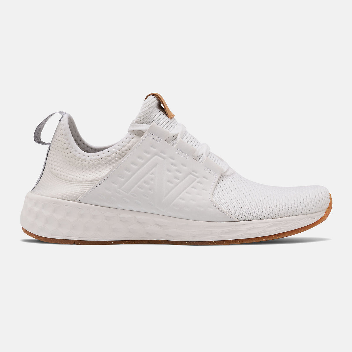 Munsell White/Silver Mink Fresh Foam Cruzv1 Reissue New Balance Shoes
