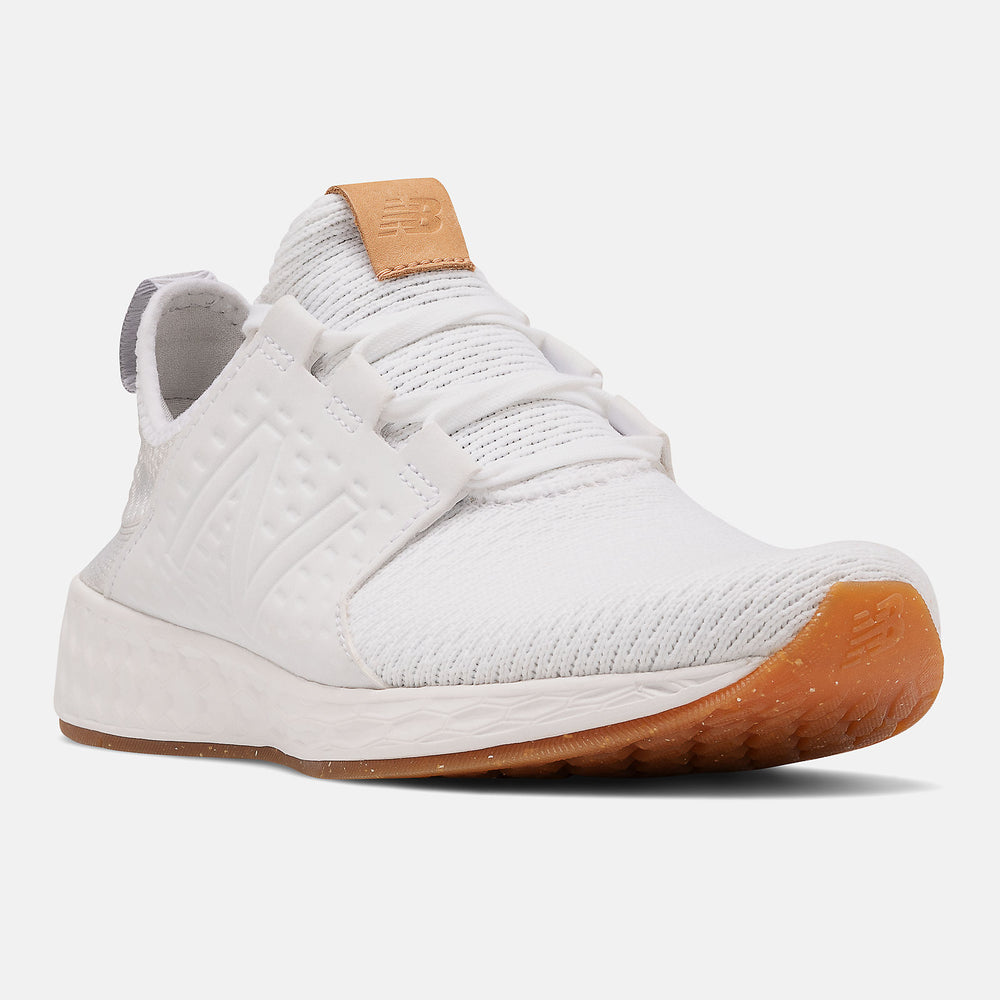 Munsell White/Silver Mink Fresh Foam Cruzv1 Reissue New Balance Shoes