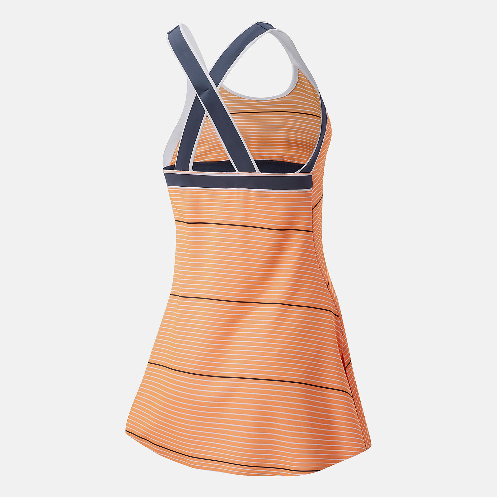 Orange Printed Tournament Dress New Balance Clothing