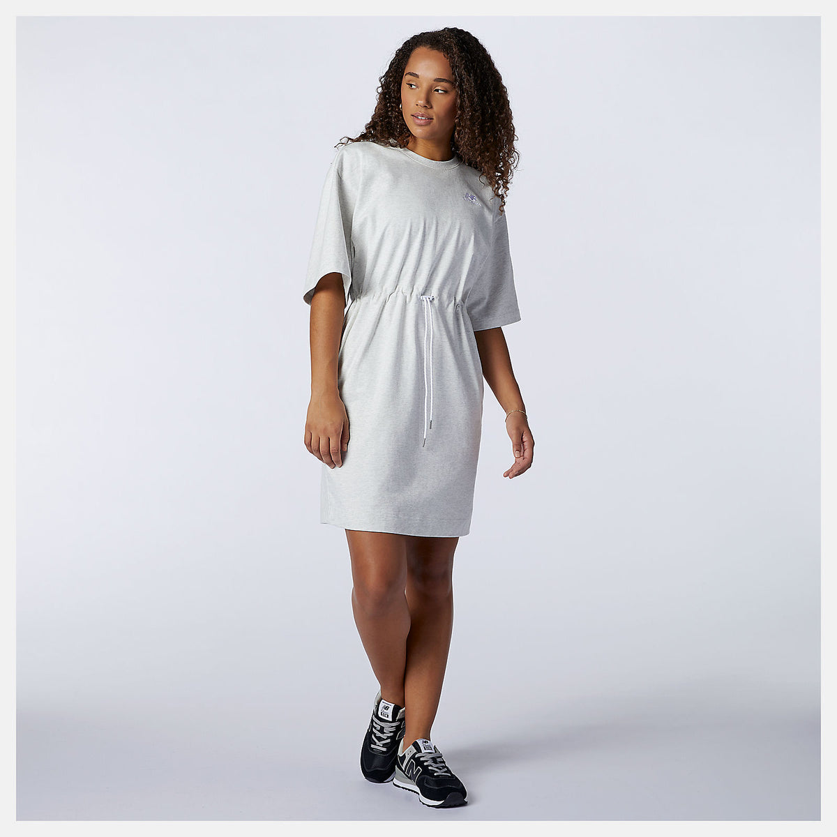 Sea Salt Heather NB Athletics Tee Dress New Balance Clothing