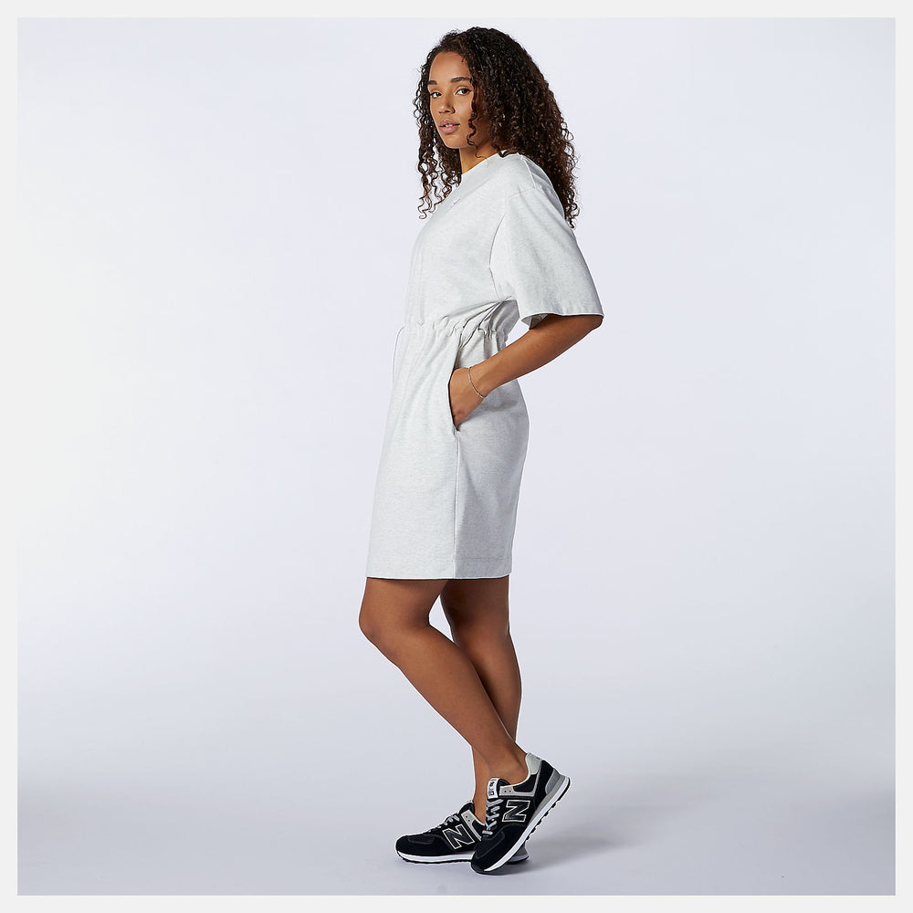 Sea Salt Heather NB Athletics Tee Dress New Balance Clothing
