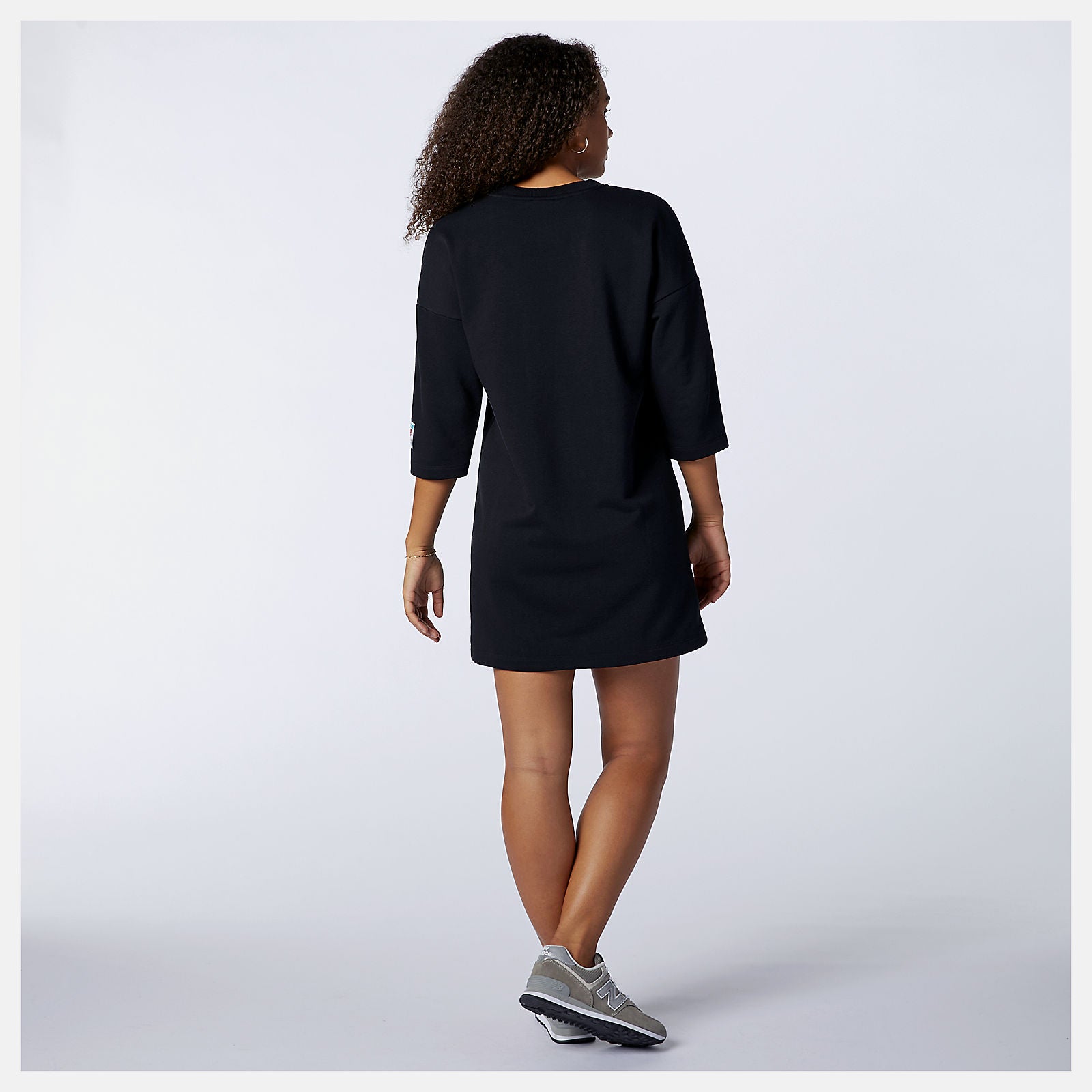 Black NB Essentials Field Day Crew Fleece Dress New Balance Clothing