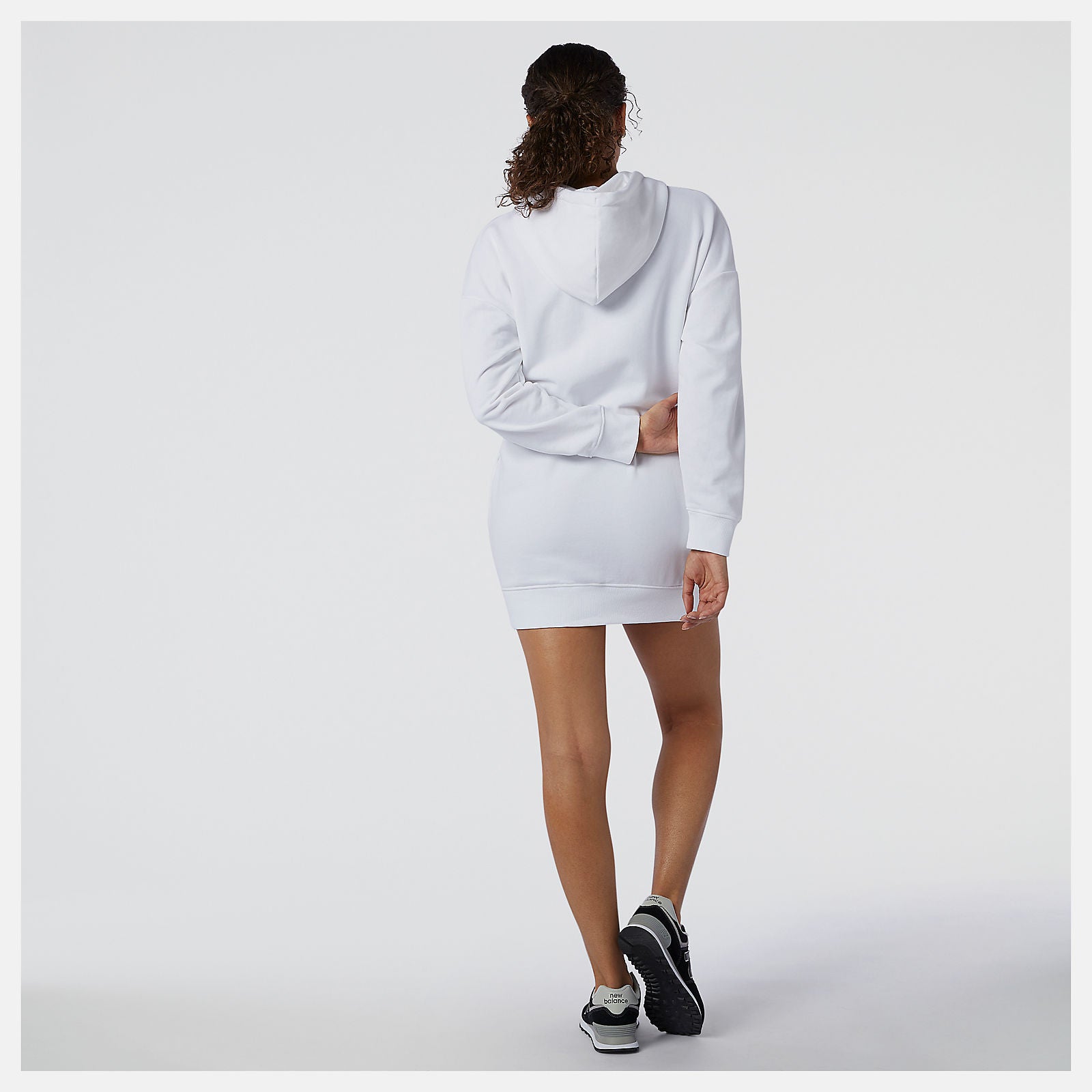 White NB Athletics Erin Loree Hoodie Dress New Balance Clothing
