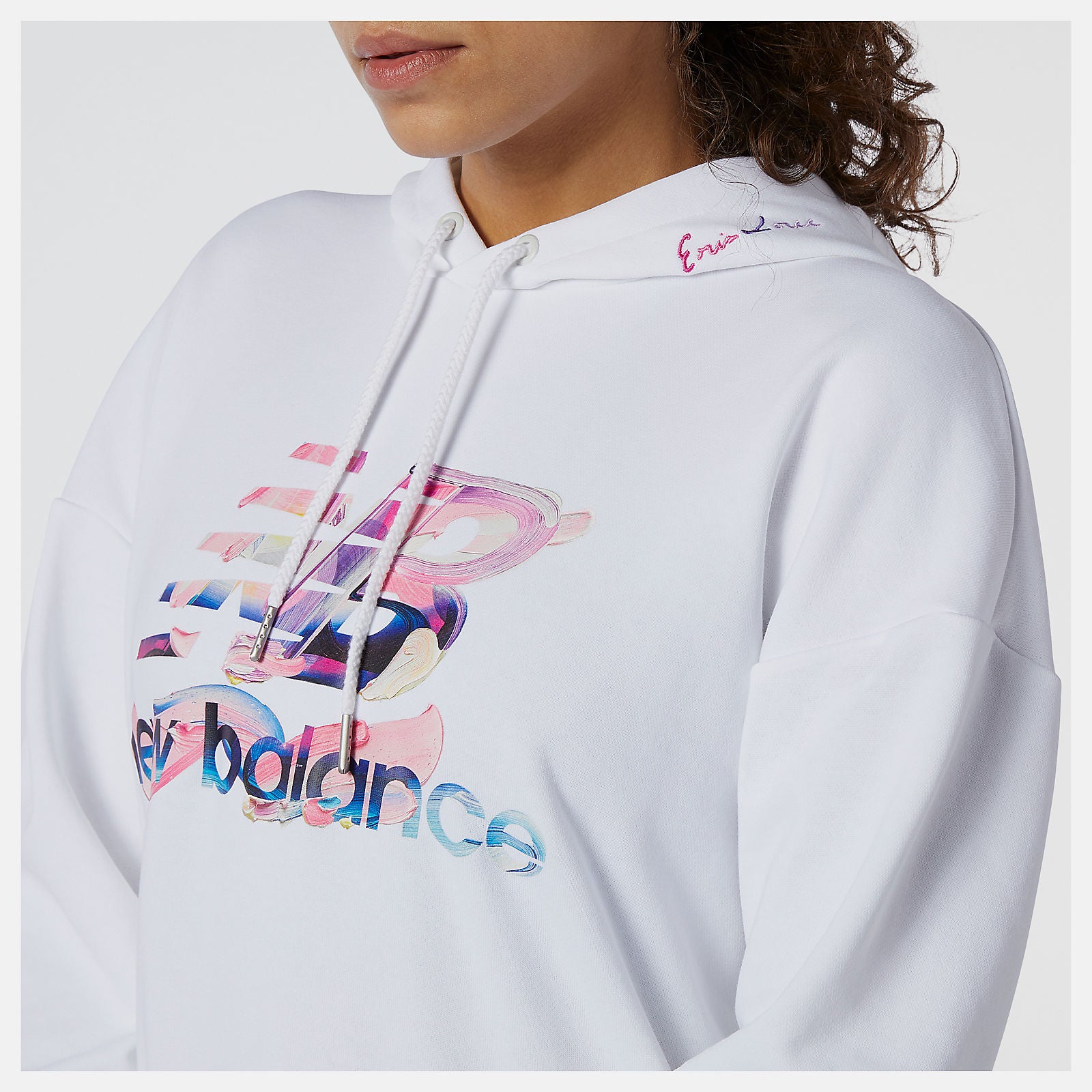 White NB Athletics Erin Loree Hoodie Dress New Balance Clothing