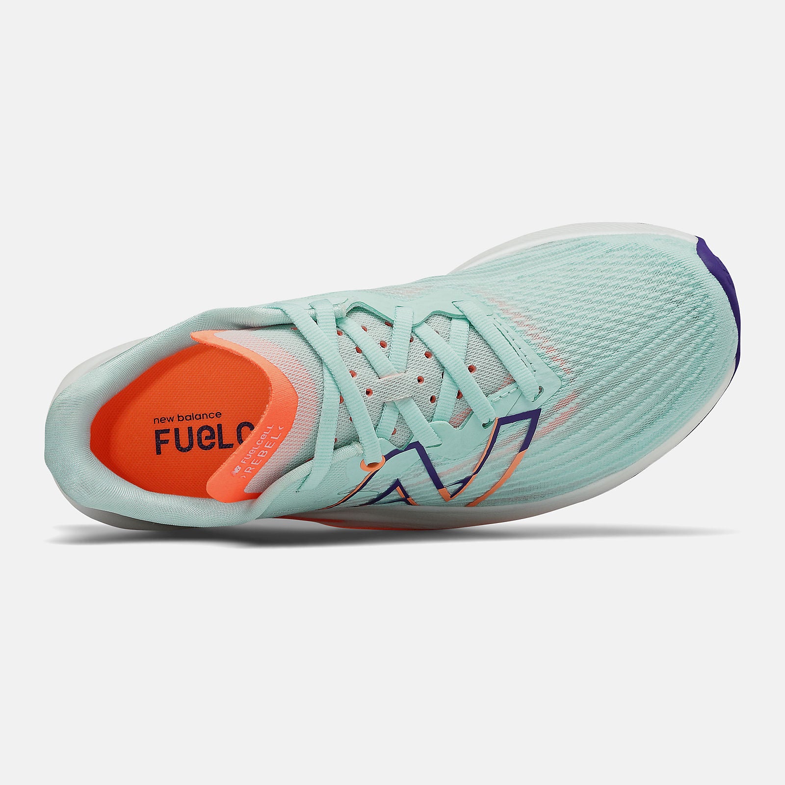 White Mint/Citrus Punch FuelCell Rebel v2 New Balance Shoes