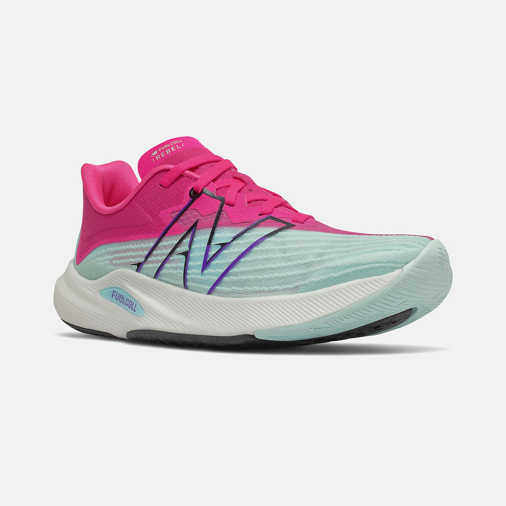 Pale Blue/Pink Glo FuelCell Rebel v2 New Balance Shoes