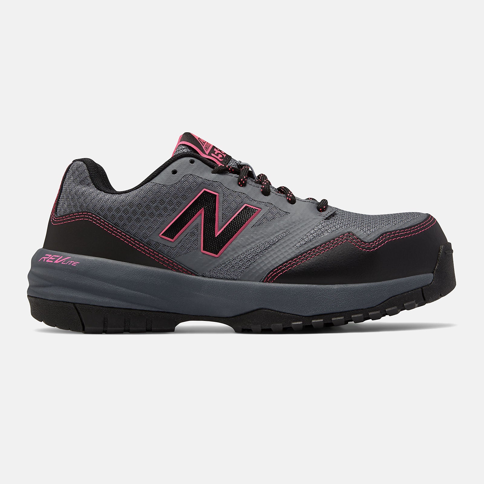Grey/Pink Composite Toe 589 New Balance Shoes