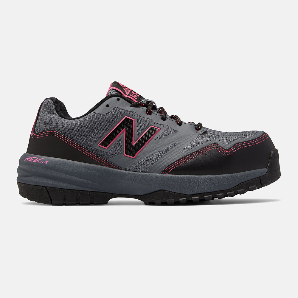 Grey/Pink Composite Toe 589 New Balance Shoes