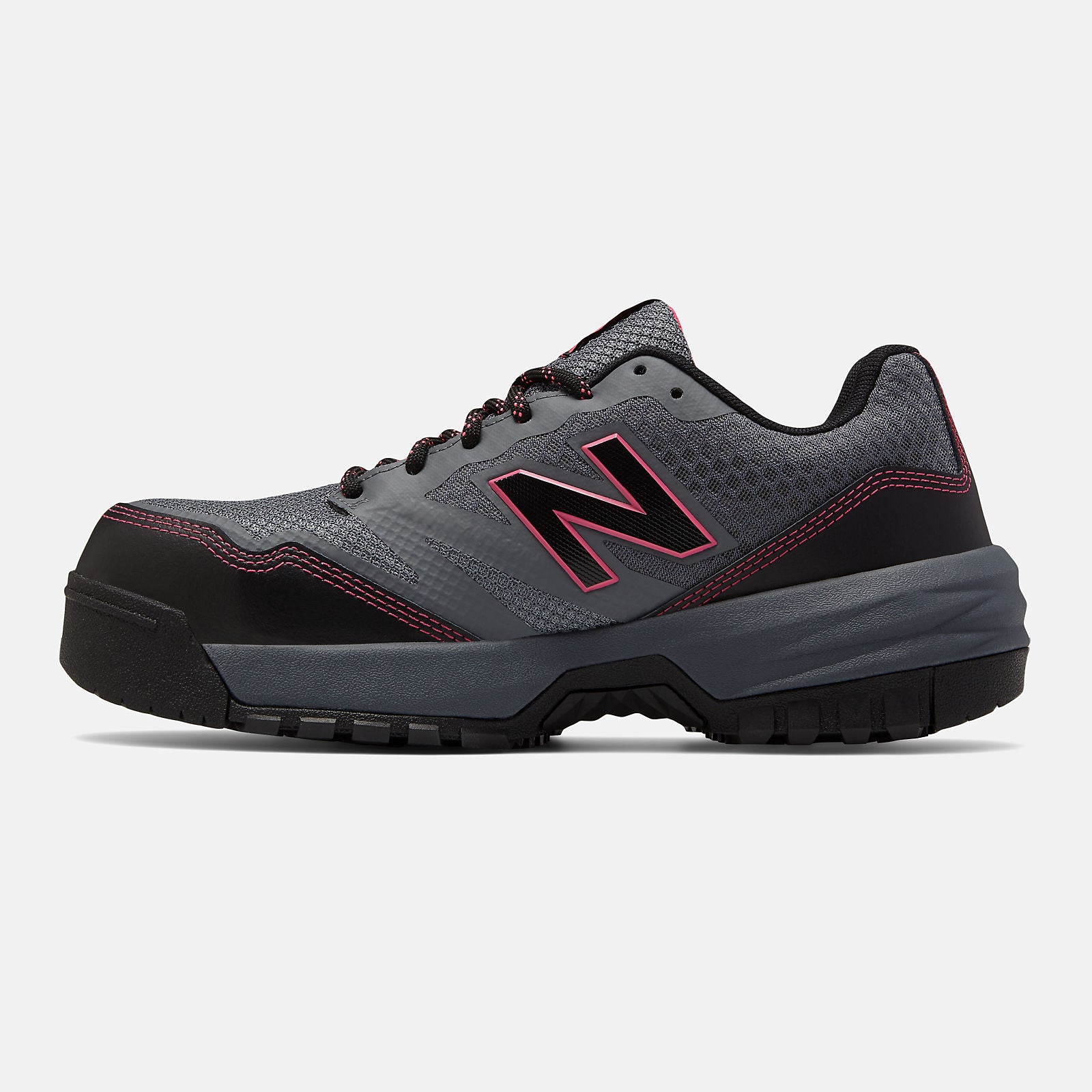 Grey/Pink Composite Toe 589 New Balance Shoes