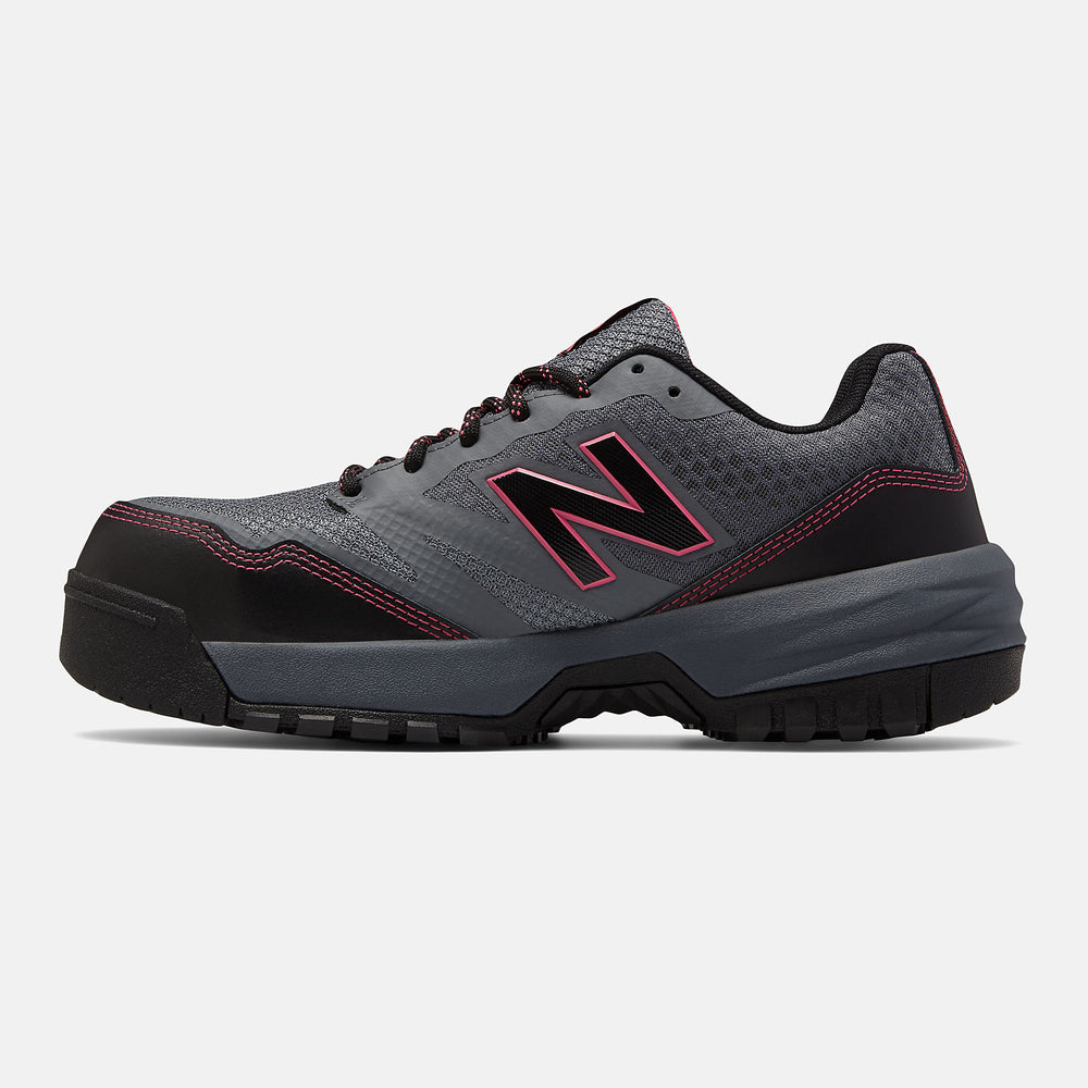 Grey/Pink Composite Toe 589 New Balance Shoes