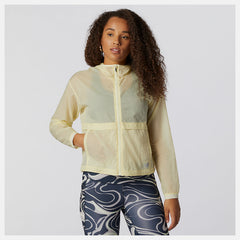 Clear Yellow Impact Run Light Pack Jacket New Balance Clothing