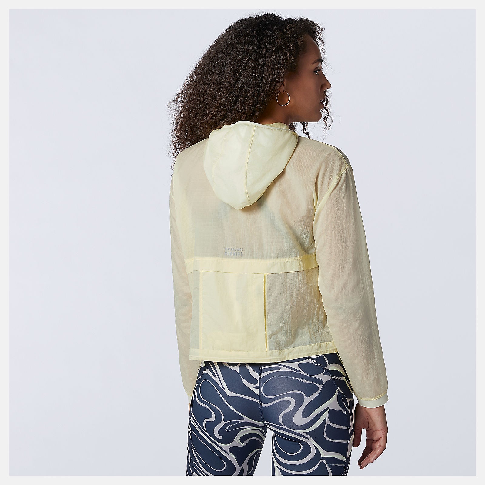 Clear Yellow Impact Run Light Pack Jacket New Balance Clothing