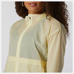 Clear Yellow Impact Run Light Pack Jacket New Balance Clothing