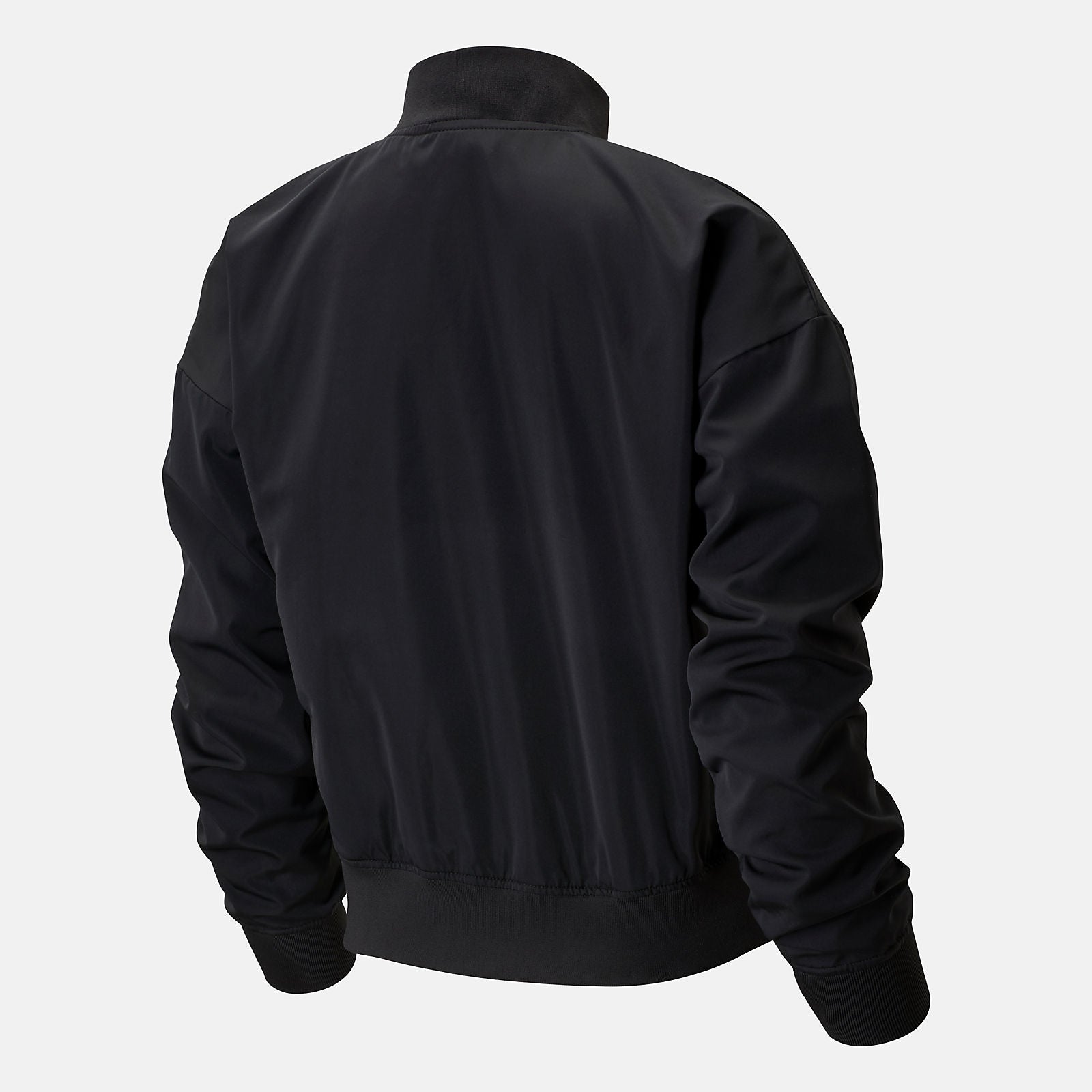 Black Essentials Core Bomber Jacket New Balance Clothing