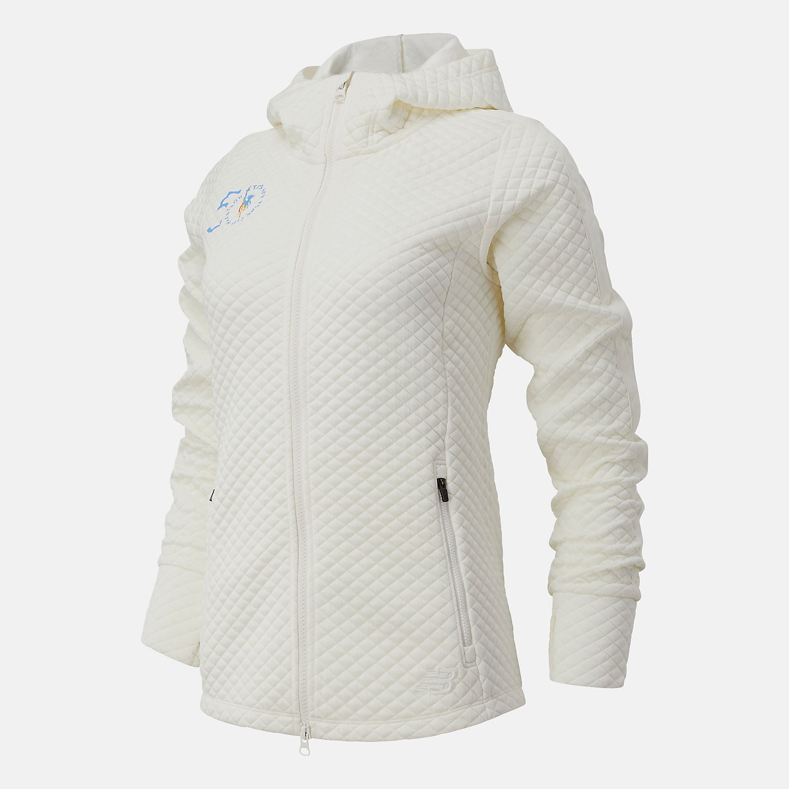 Sea Salt Heather NYC Marathon NB Heat Loft Jacket New Balance Clothing