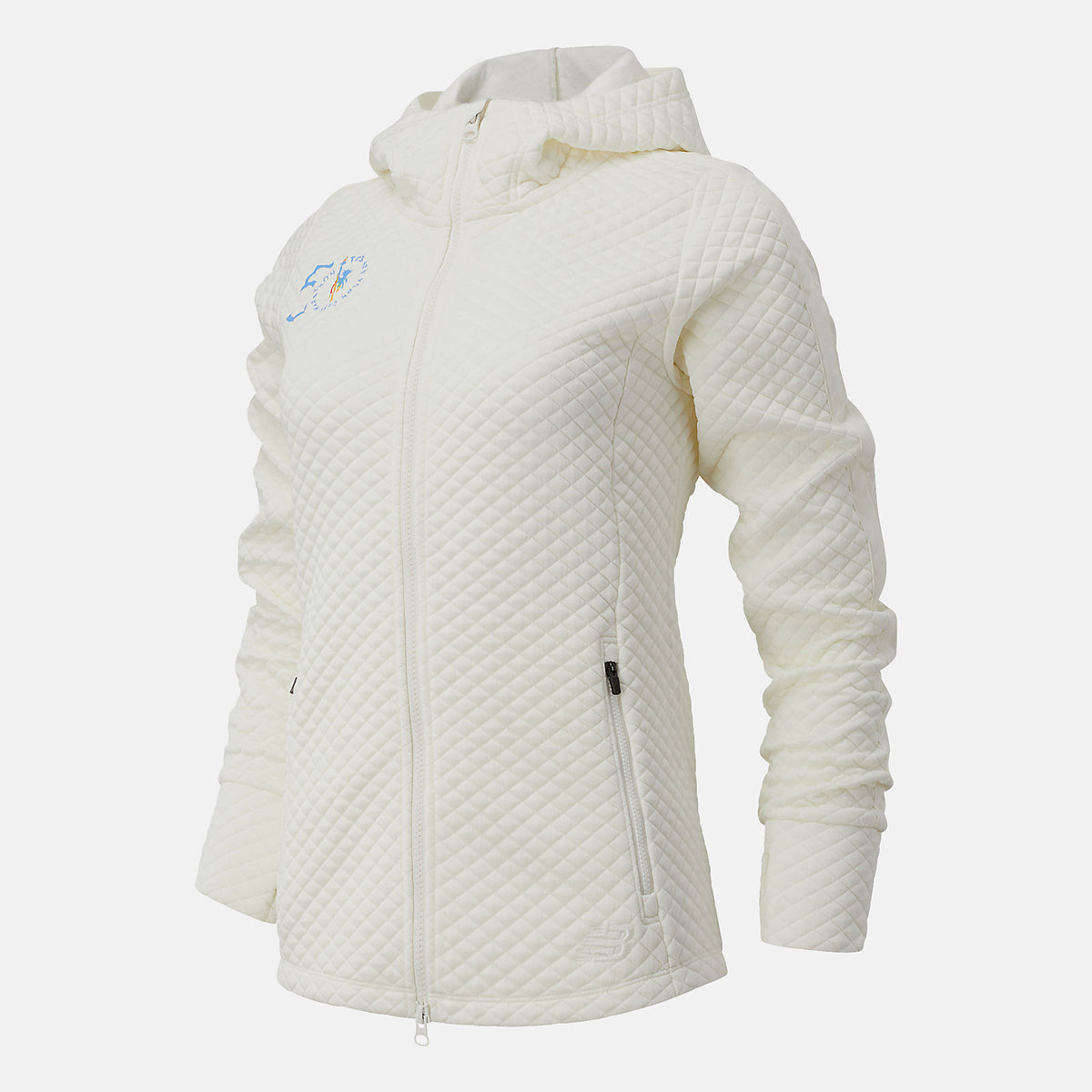 Sea Salt Heather NYC Marathon NB Heat Loft Jacket New Balance Clothing