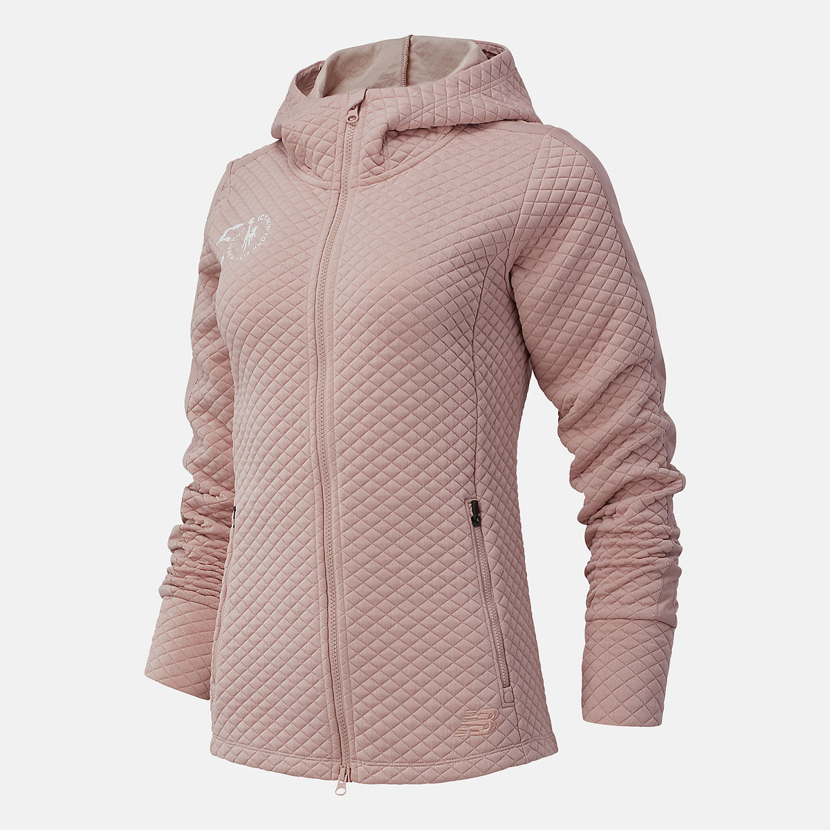 Saturn Pink NYC Marathon NB Heat Loft Jacket New Balance Clothing