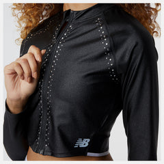 Black Syd Crop Jacket New Balance Clothing