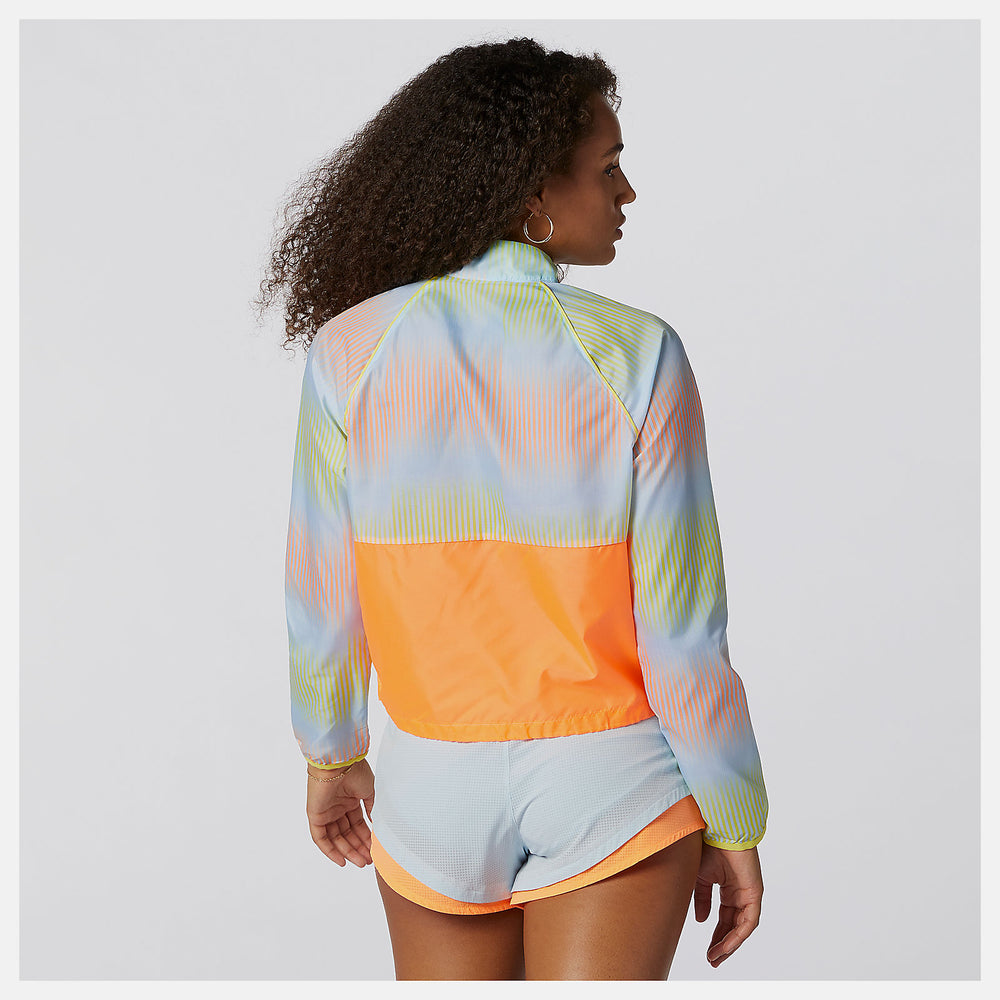 Citrus Punch Printed Fast Flight Jacket New Balance Clothing