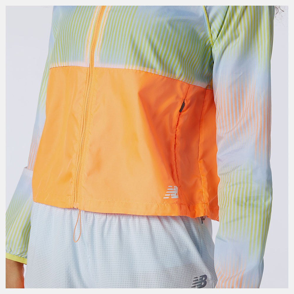 Citrus Punch Printed Fast Flight Jacket New Balance Clothing