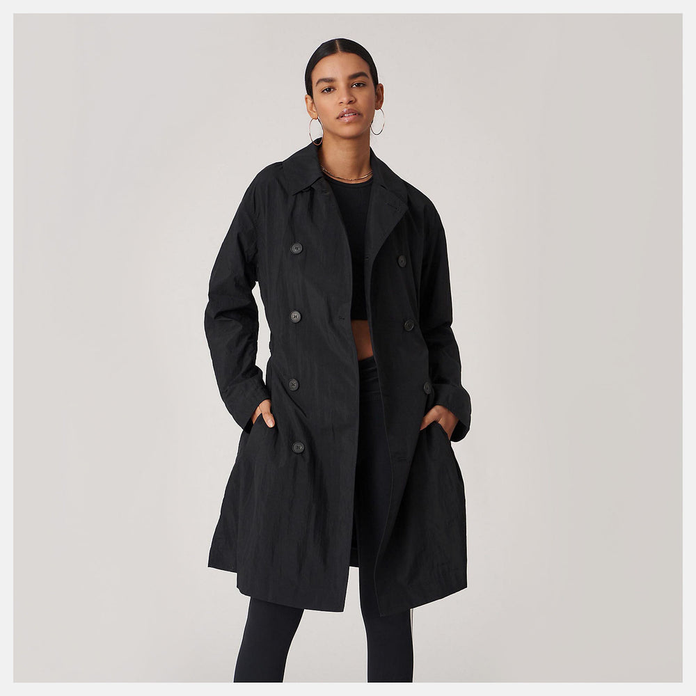 Black Bandier Tech Trench New Balance Clothing