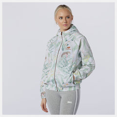 White Print NB Essentials Botanical Jacket New Balance Clothing