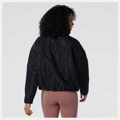 Black NB Athletics Argyle Quilted Jacket New Balance Clothing