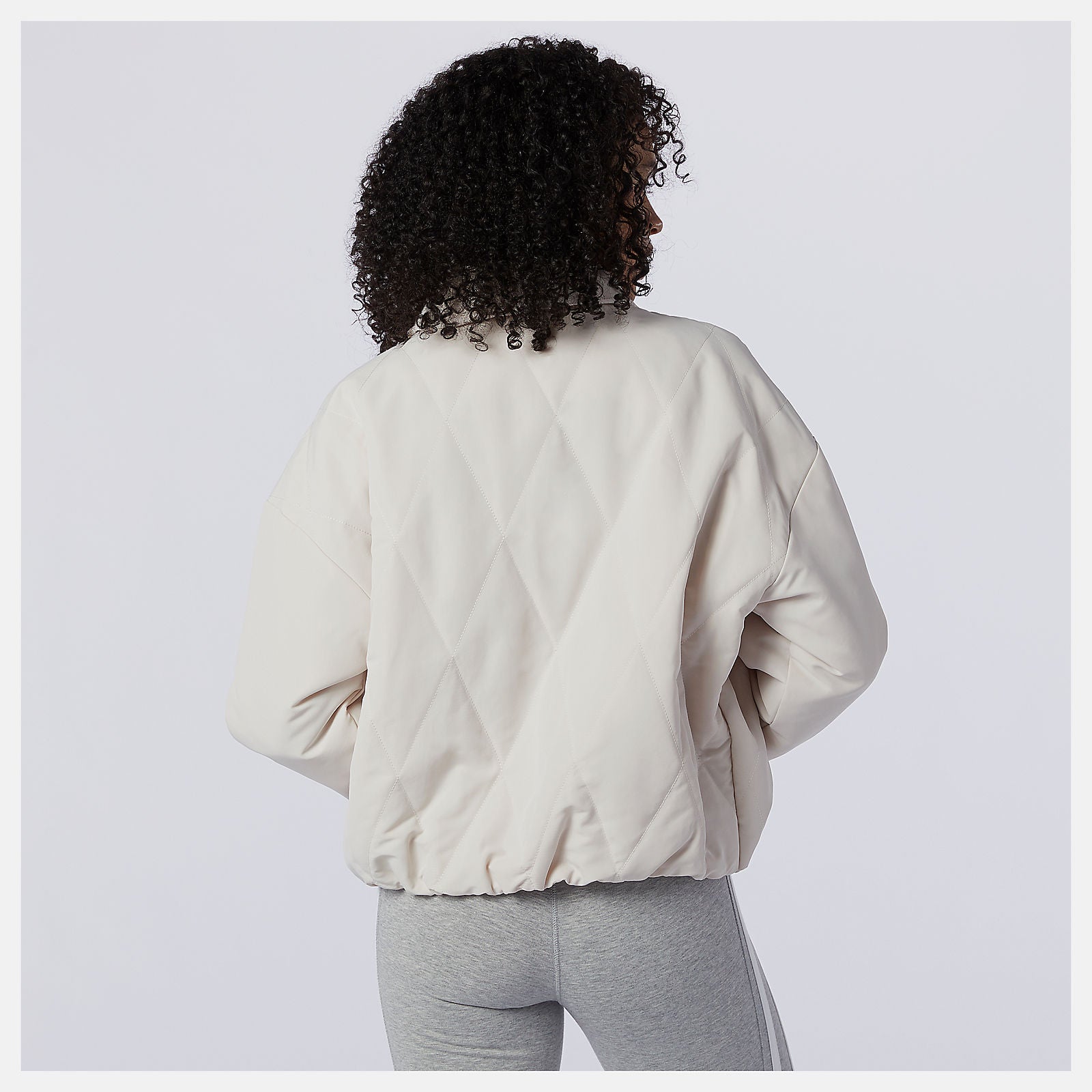 Raw Silk NB Athletics Argyle Quilted Jacket New Balance Clothing