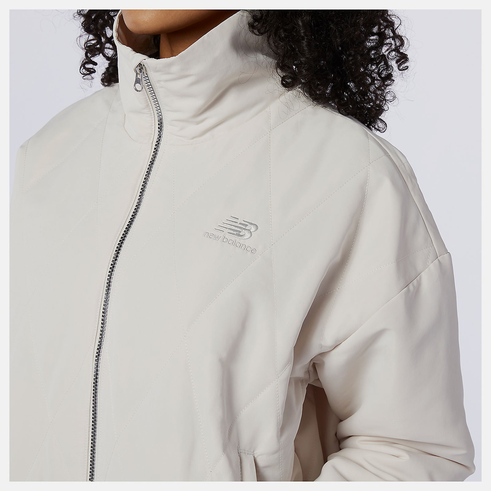 Raw Silk NB Athletics Argyle Quilted Jacket New Balance Clothing