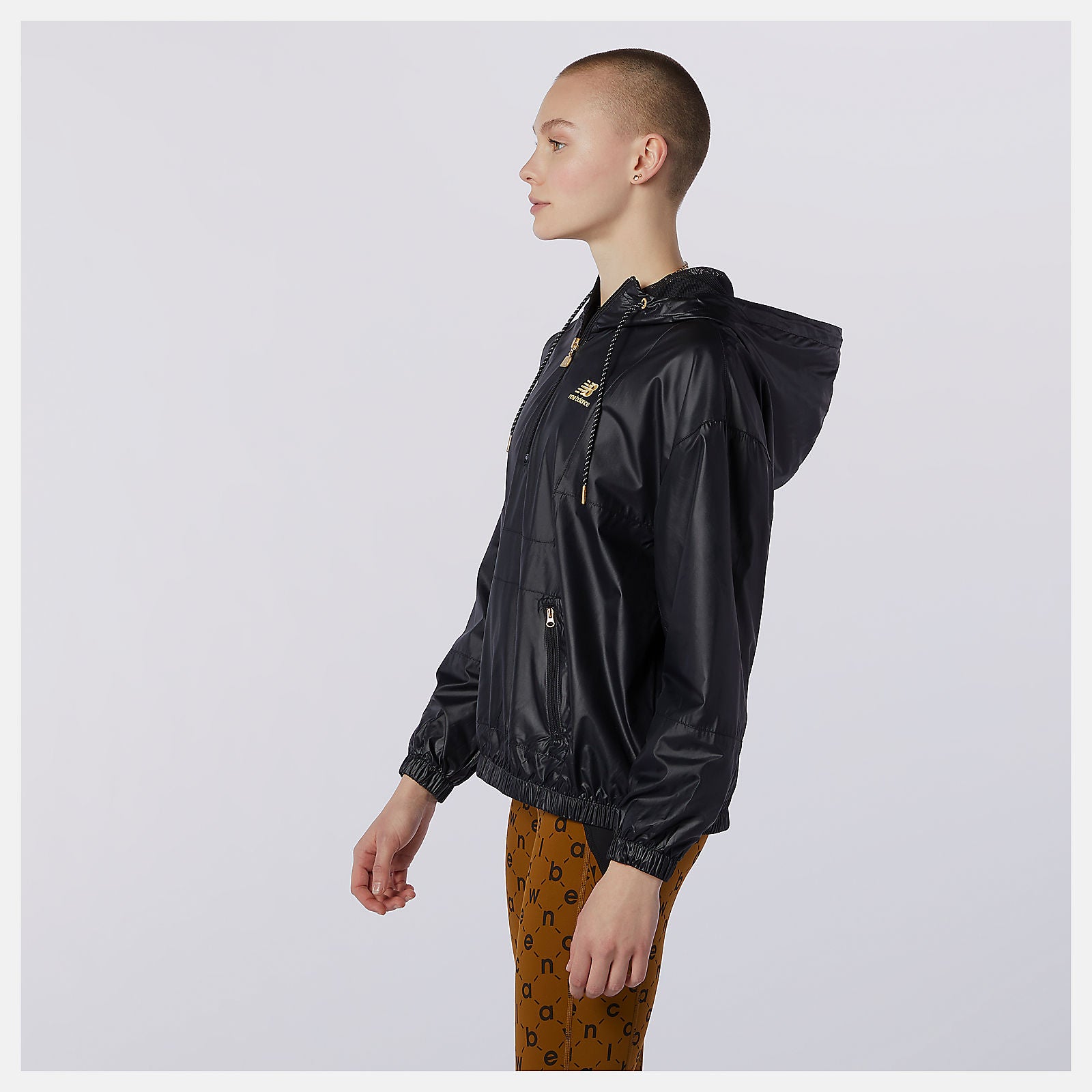 Black NB Athletics Higher Learning Anorak New Balance Clothing