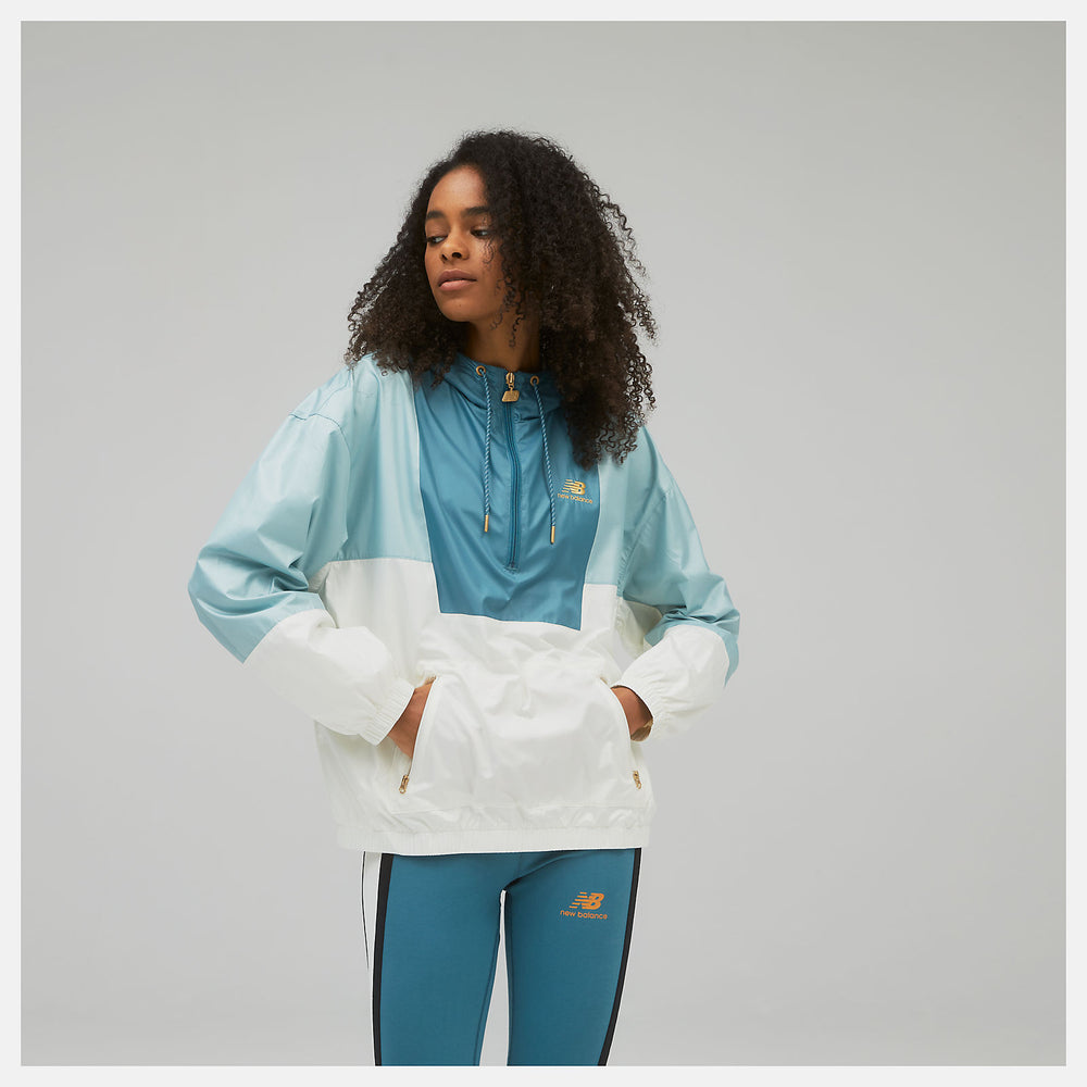 Storm Blue NB Athletics Higher Learning Anorak New Balance Clothing