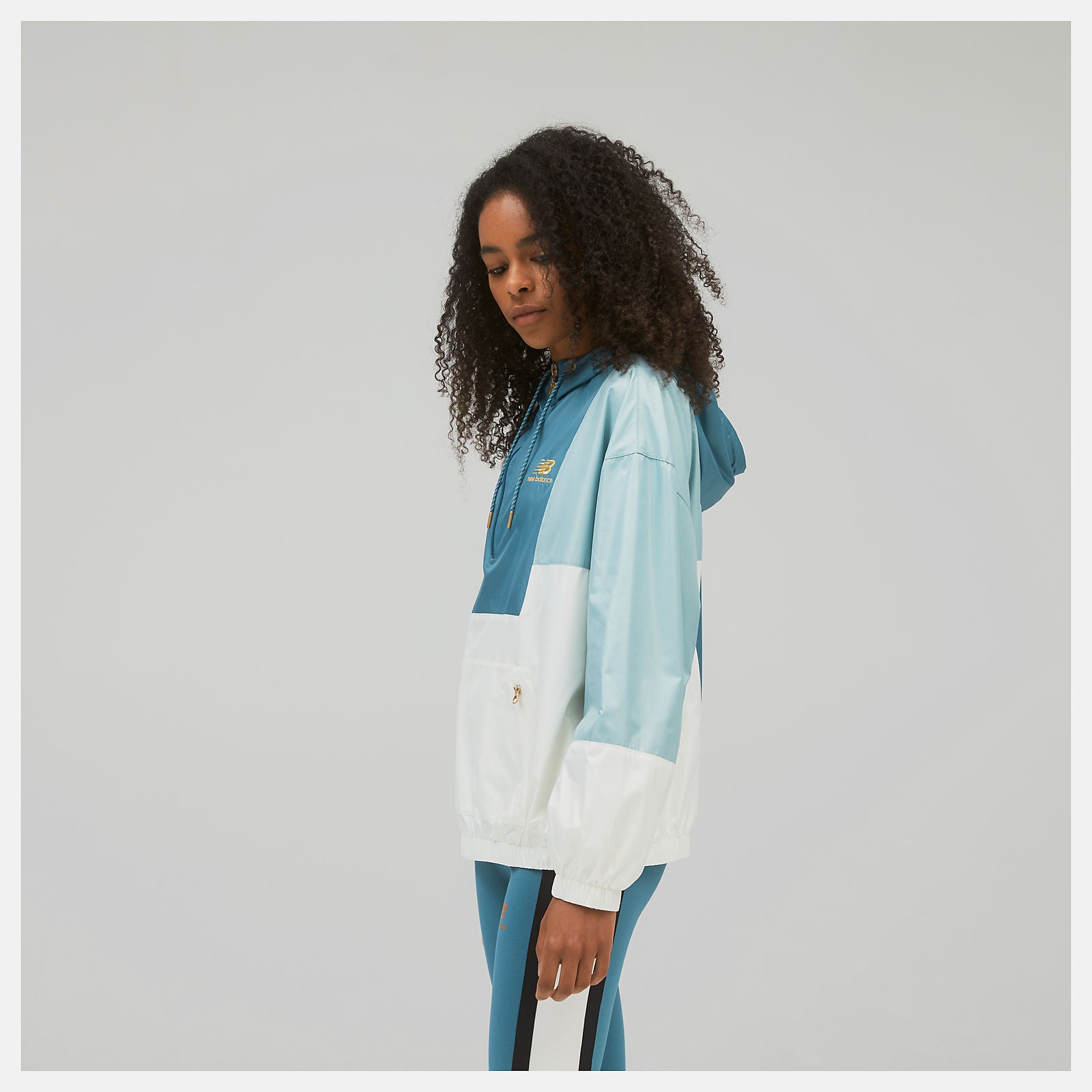 Storm Blue NB Athletics Higher Learning Anorak New Balance Clothing